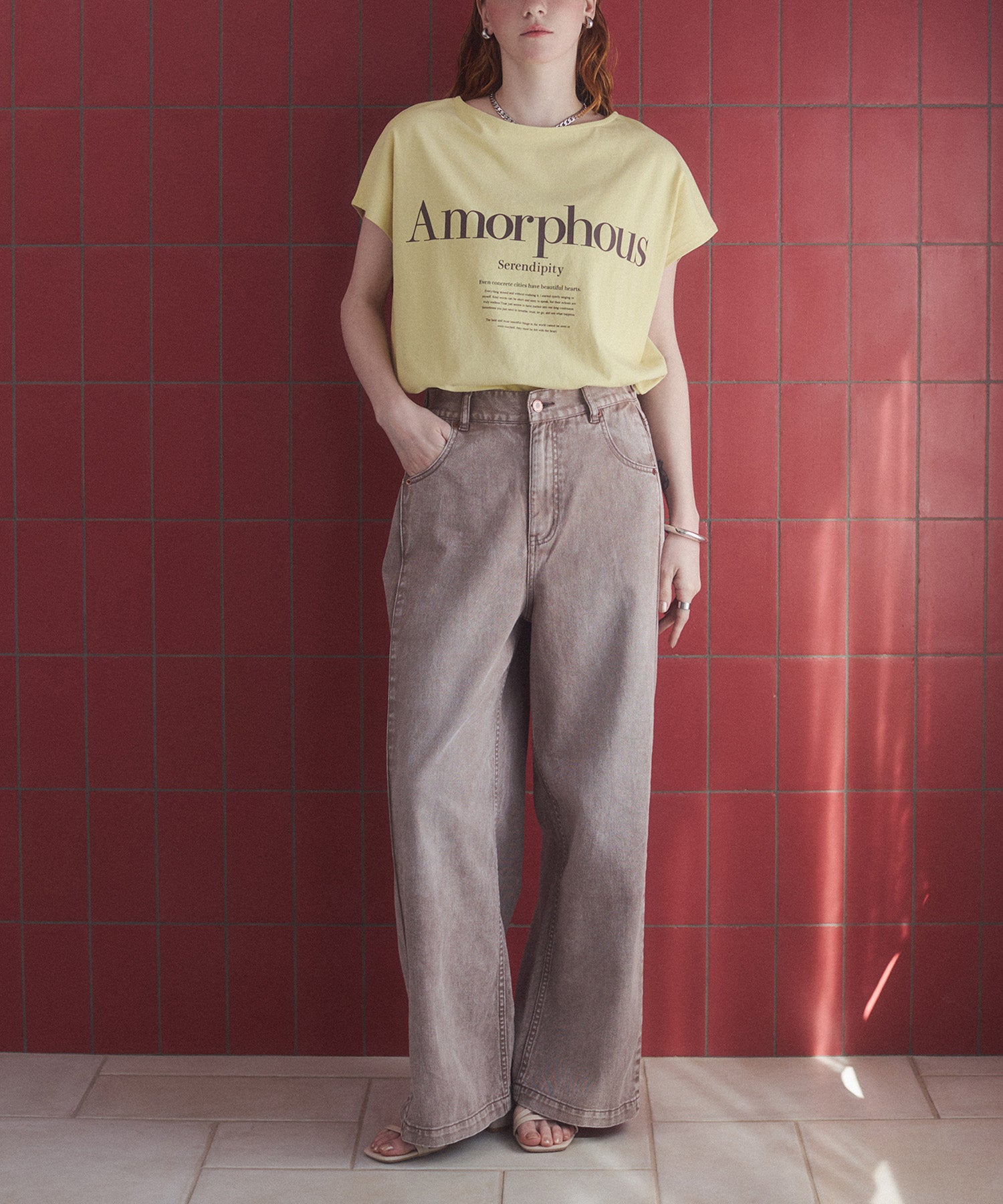 2WAY FRENCH OVERSIZED LOGO T-SHIRT