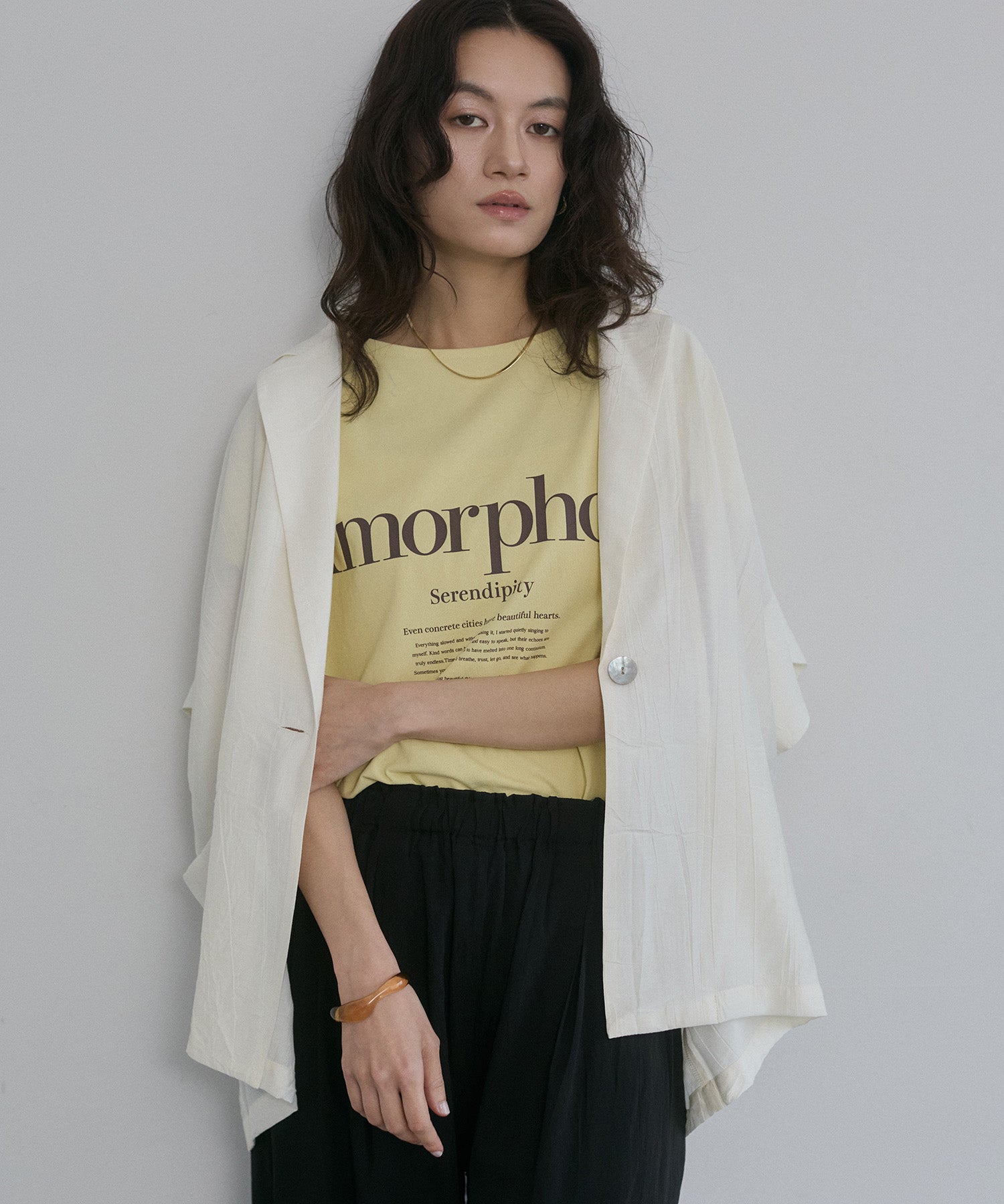 2WAY FRENCH OVERSIZED LOGO T-SHIRT
