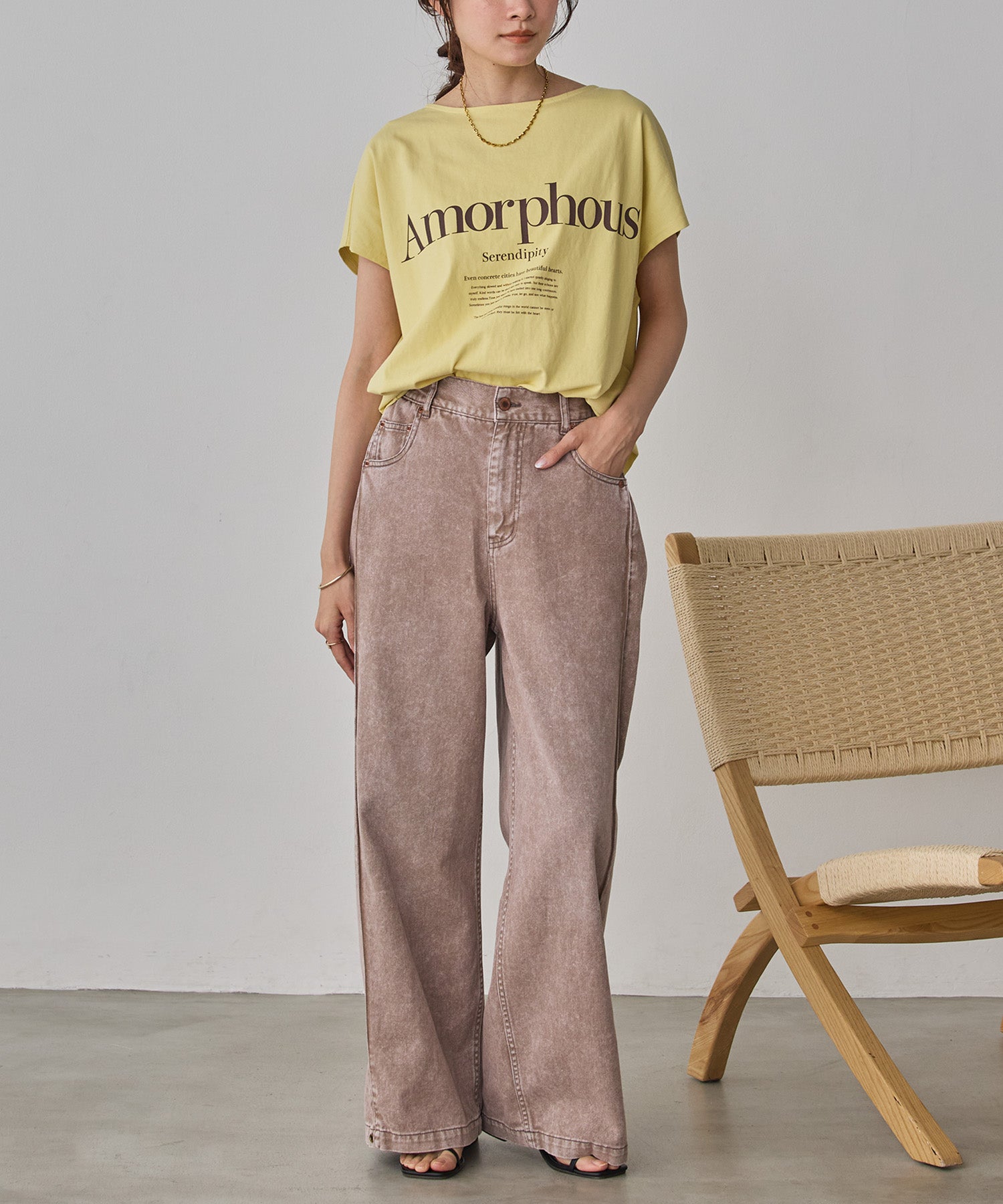 2WAY FRENCH OVERSIZED LOGO T-SHIRT