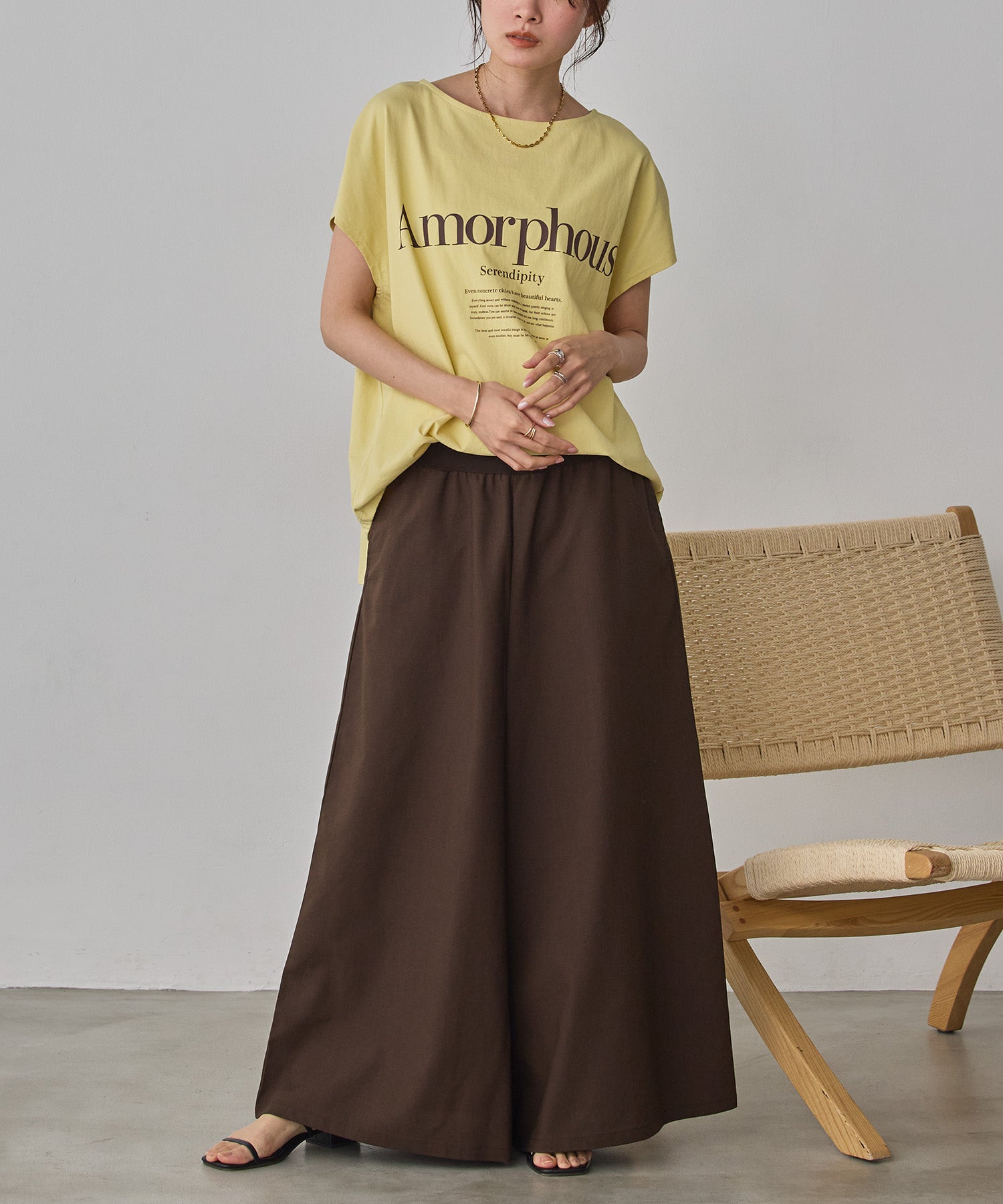 2WAY FRENCH OVERSIZED LOGO T-SHIRT