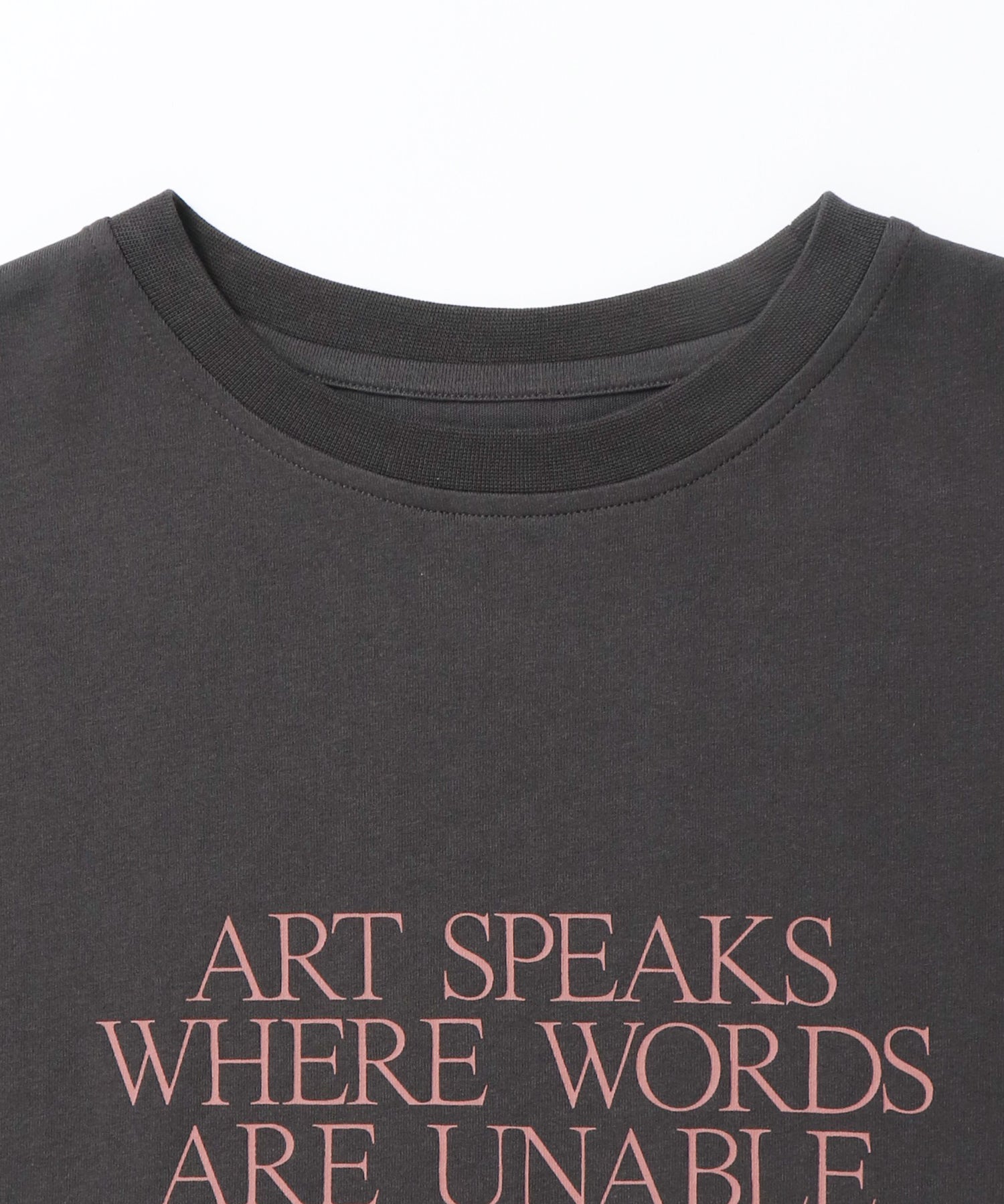 USA COTTON ASYMMETRICAL LOGO T-SHIRT