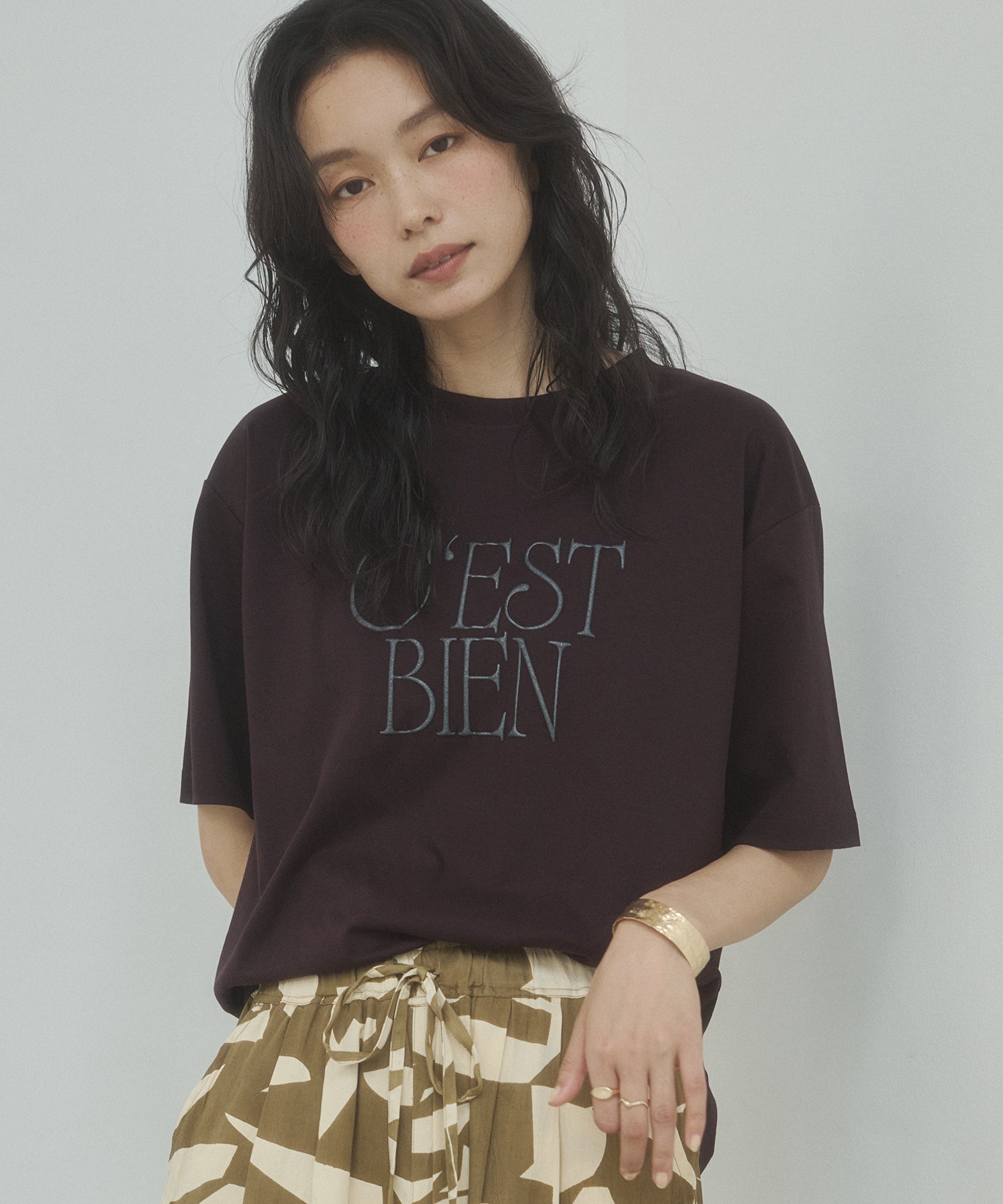 [PRE-ORDER]3D GLITTER LOGO T-SHIRT