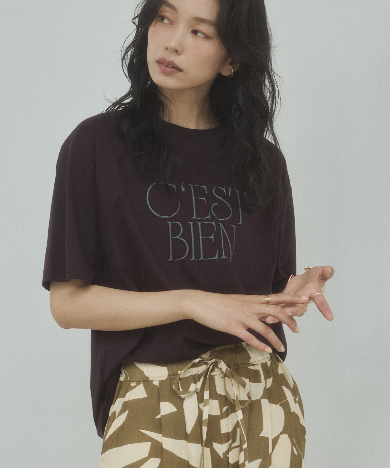 [PRE-ORDER]3D GLITTER LOGO T-SHIRT