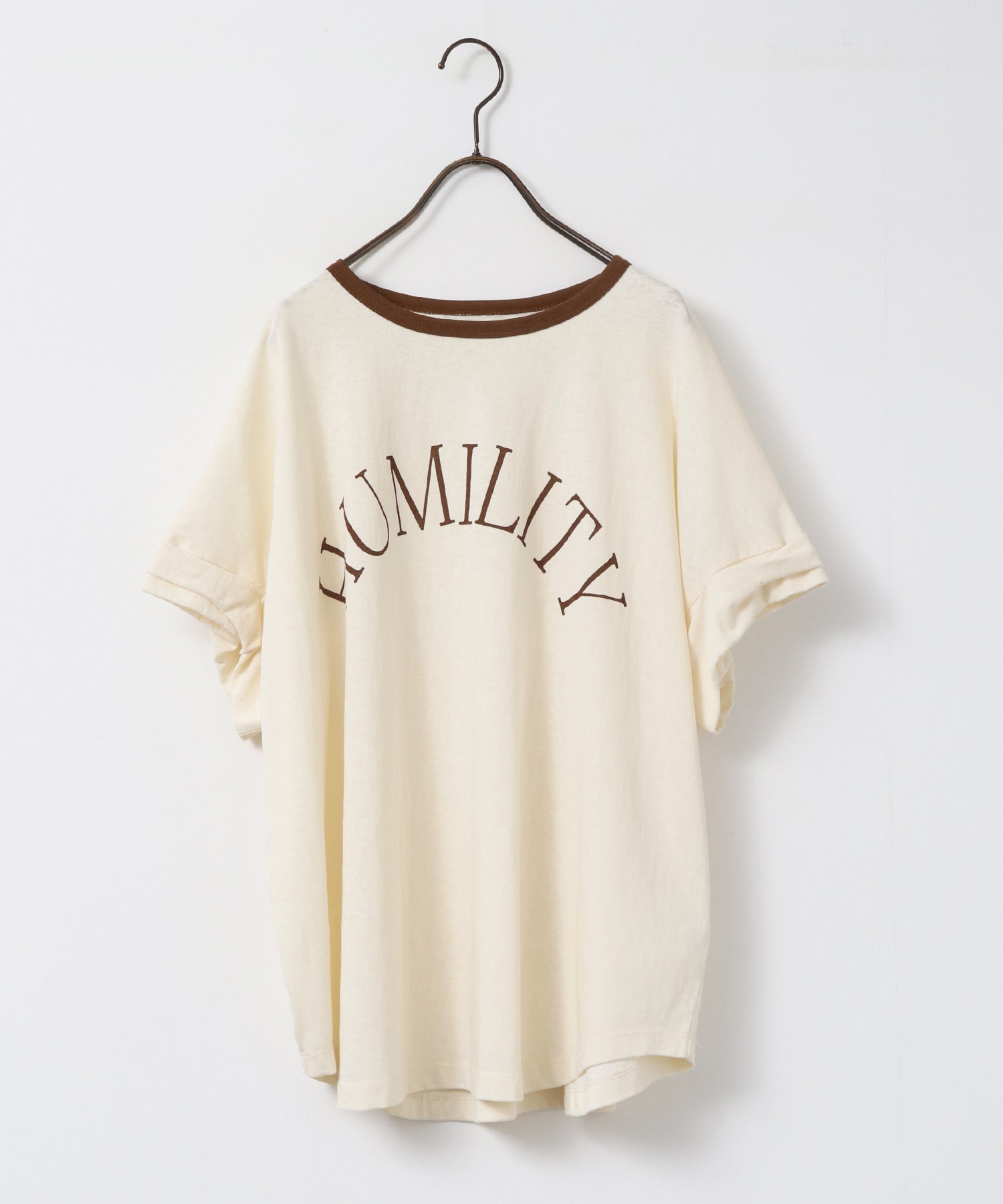 [PRE-ORDER]NECK COLOR-BLOCK LOGO T-SHIRT