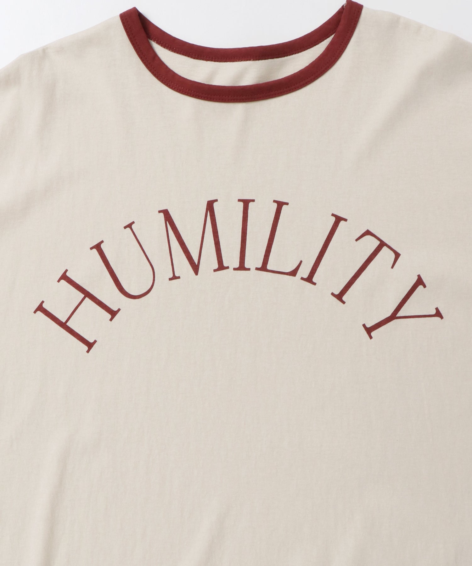 [PRE-ORDER]NECK COLOR-BLOCK LOGO T-SHIRT
