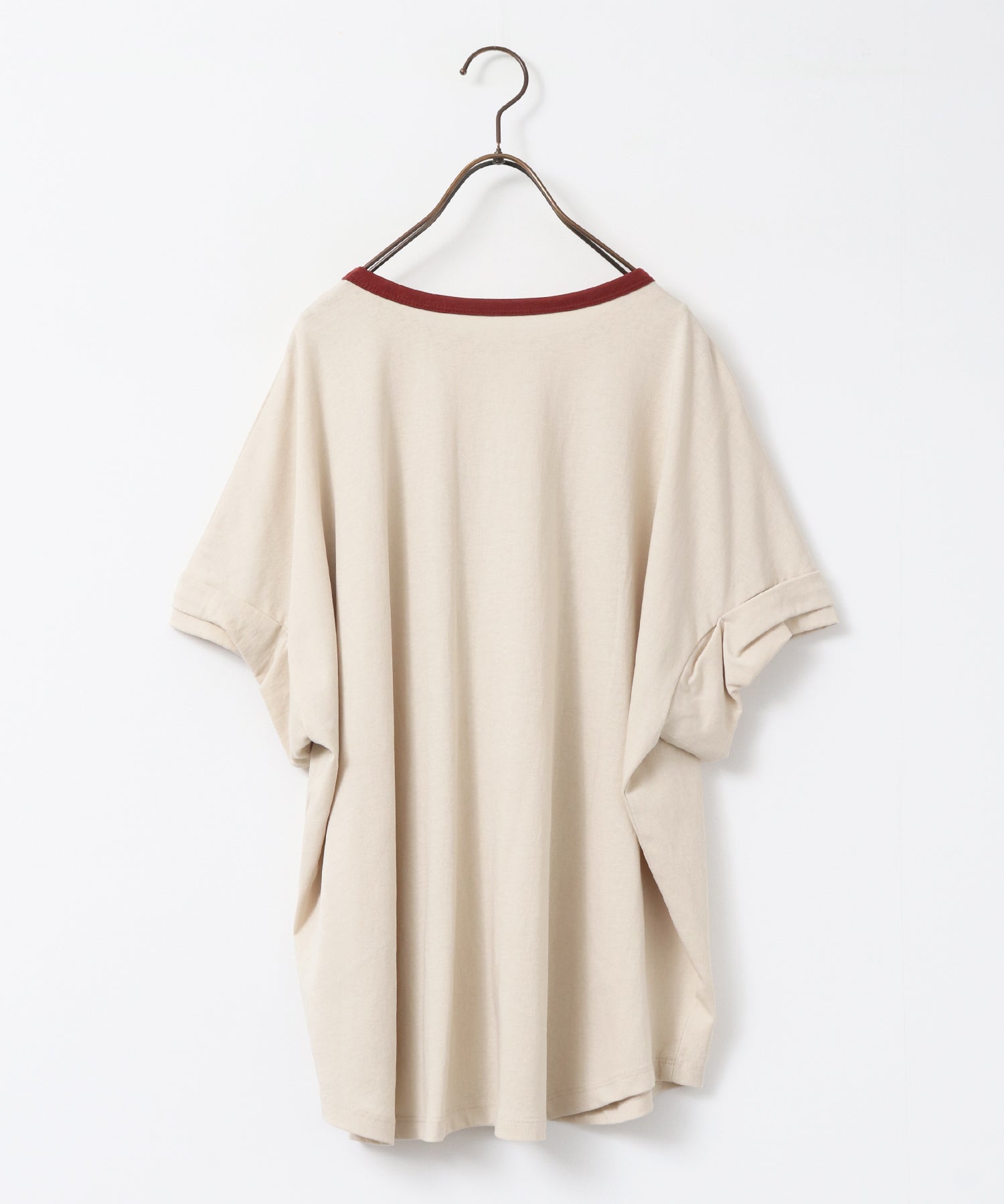 [PRE-ORDER]NECK COLOR-BLOCK LOGO T-SHIRT