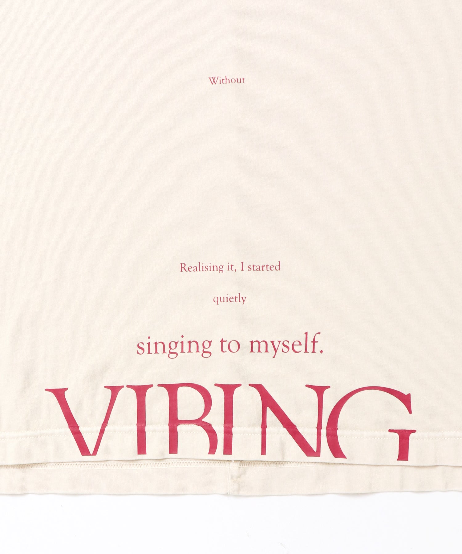 WIDE SHORT LOGO T-SHIRT