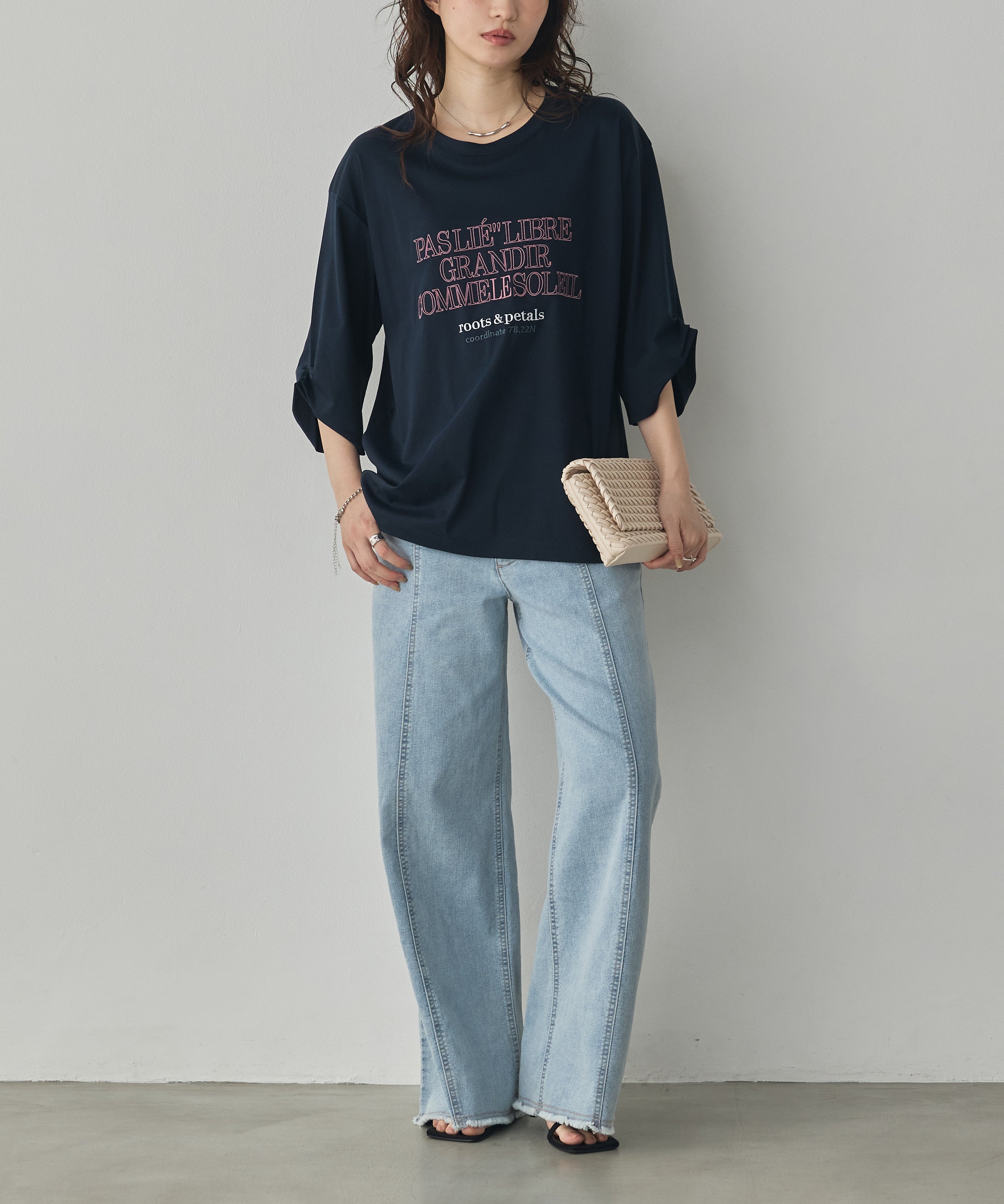 COMPACT SMOOTH EMBROIDERED LOGO T-SHIRT
