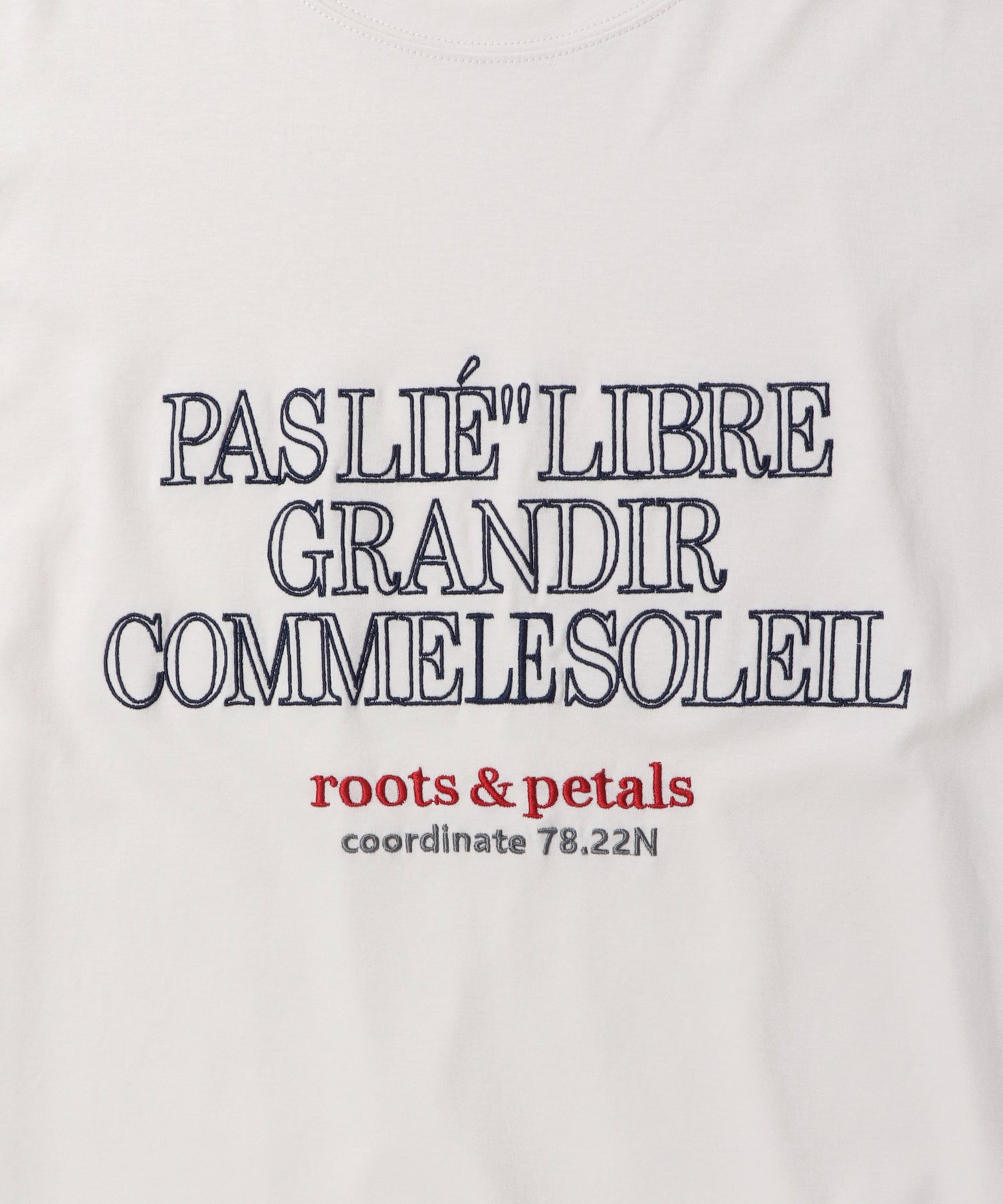COMPACT SMOOTH EMBROIDERED LOGO T-SHIRT