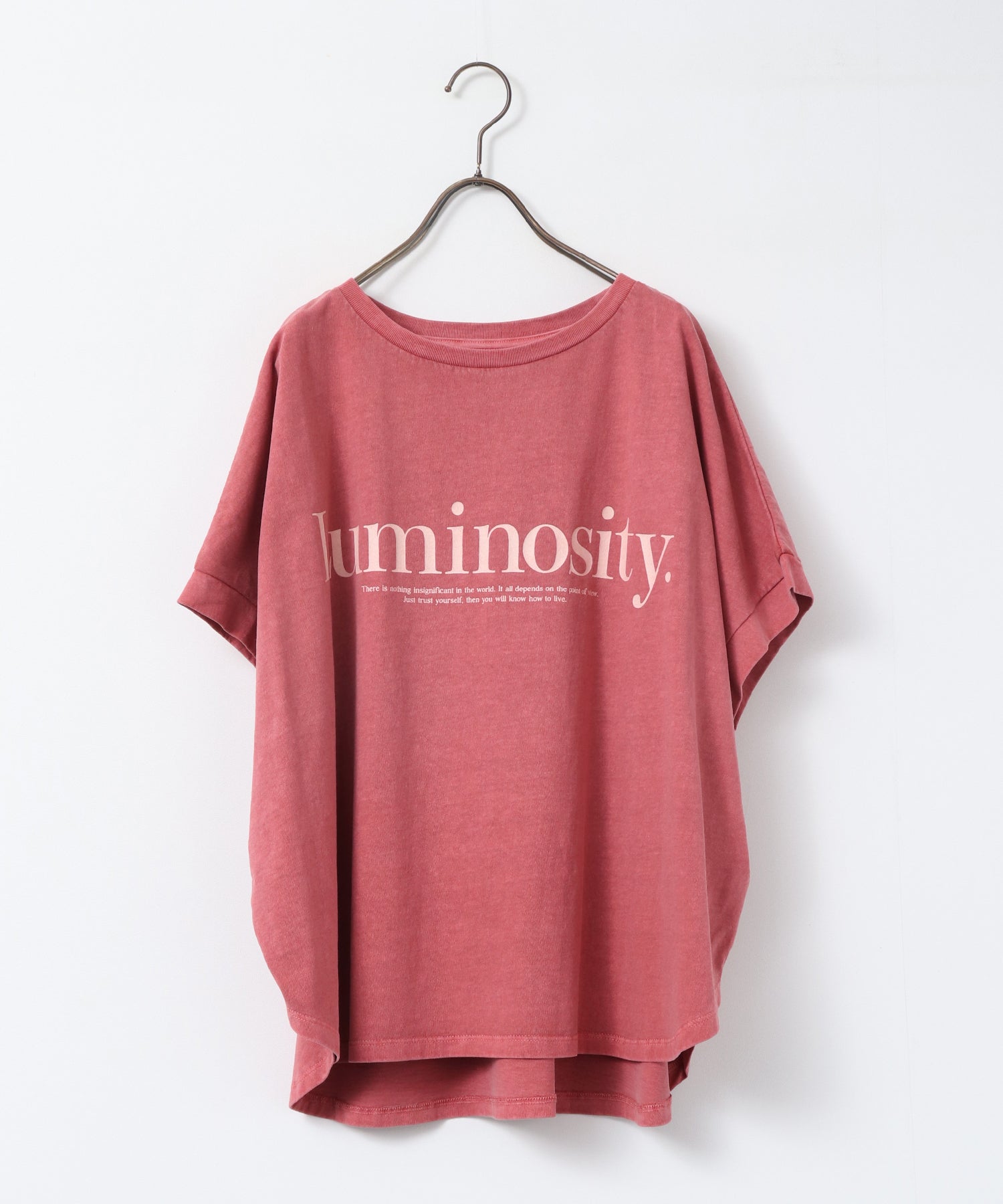 YARN-DYED PIGMENT LOGO T-SHIRT
