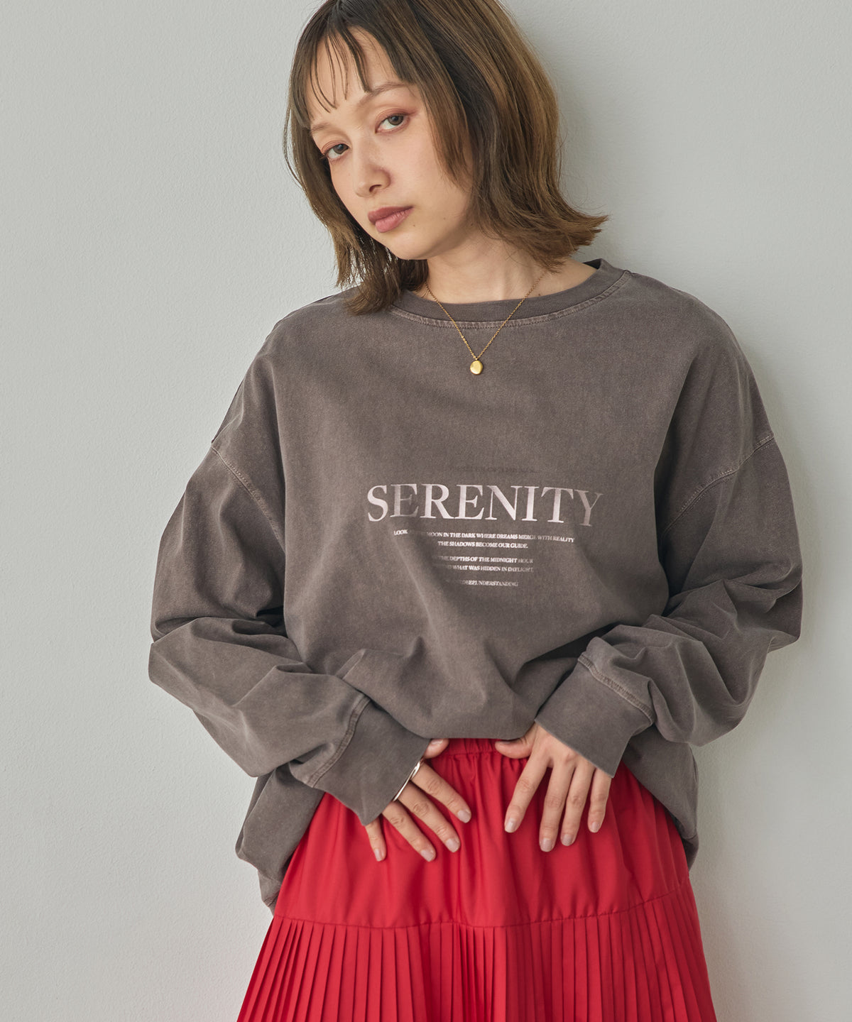 VINTAGE-STYLE FOIL PRINT TOPS