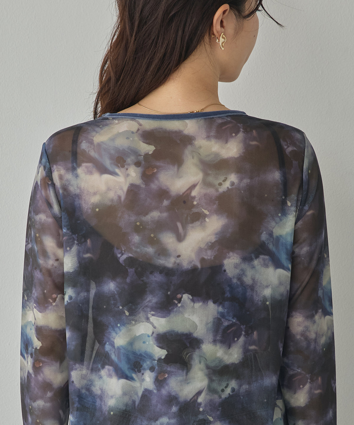 POWER NET NUANCE-PRINT TOP