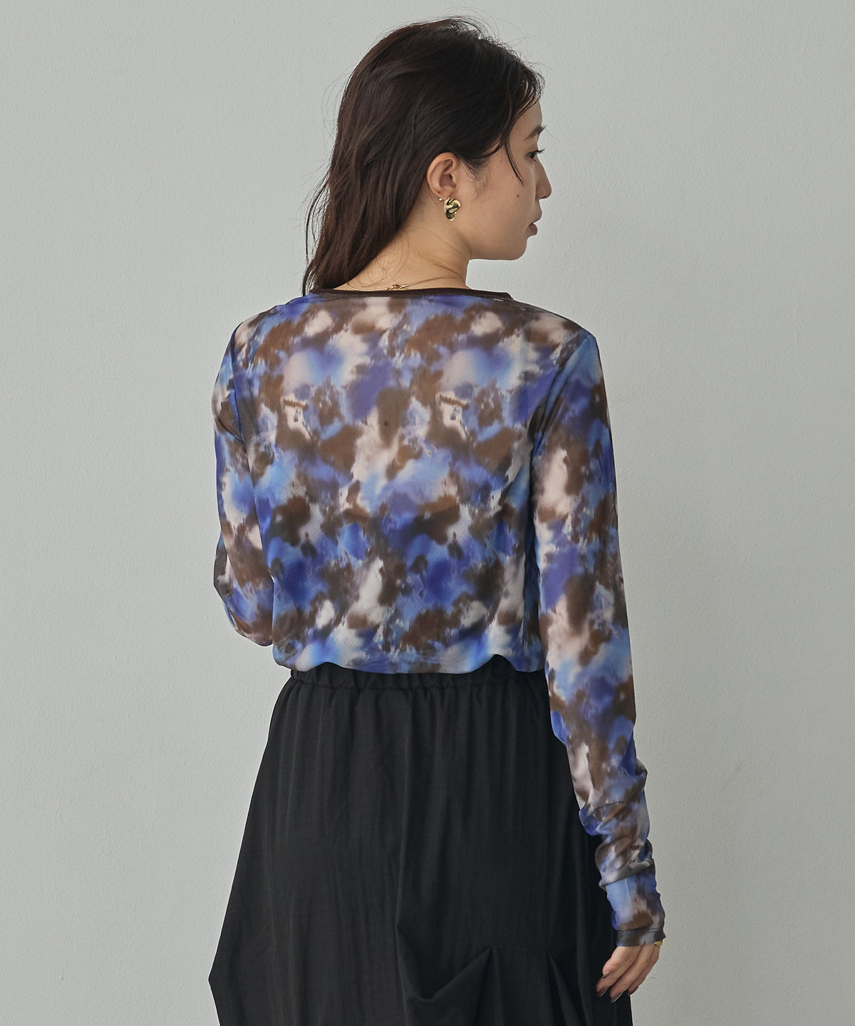 POWER NET NUANCE-PRINT TOP