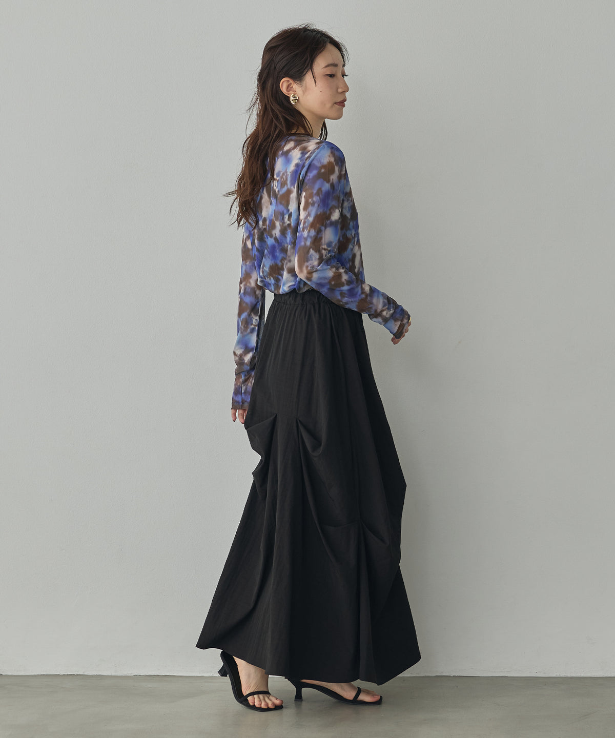 POWER NET NUANCE-PRINT TOP