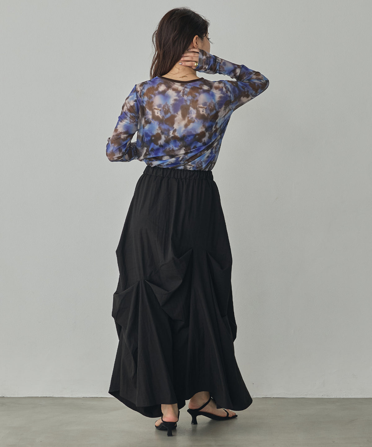 POWER NET NUANCE-PRINT TOP
