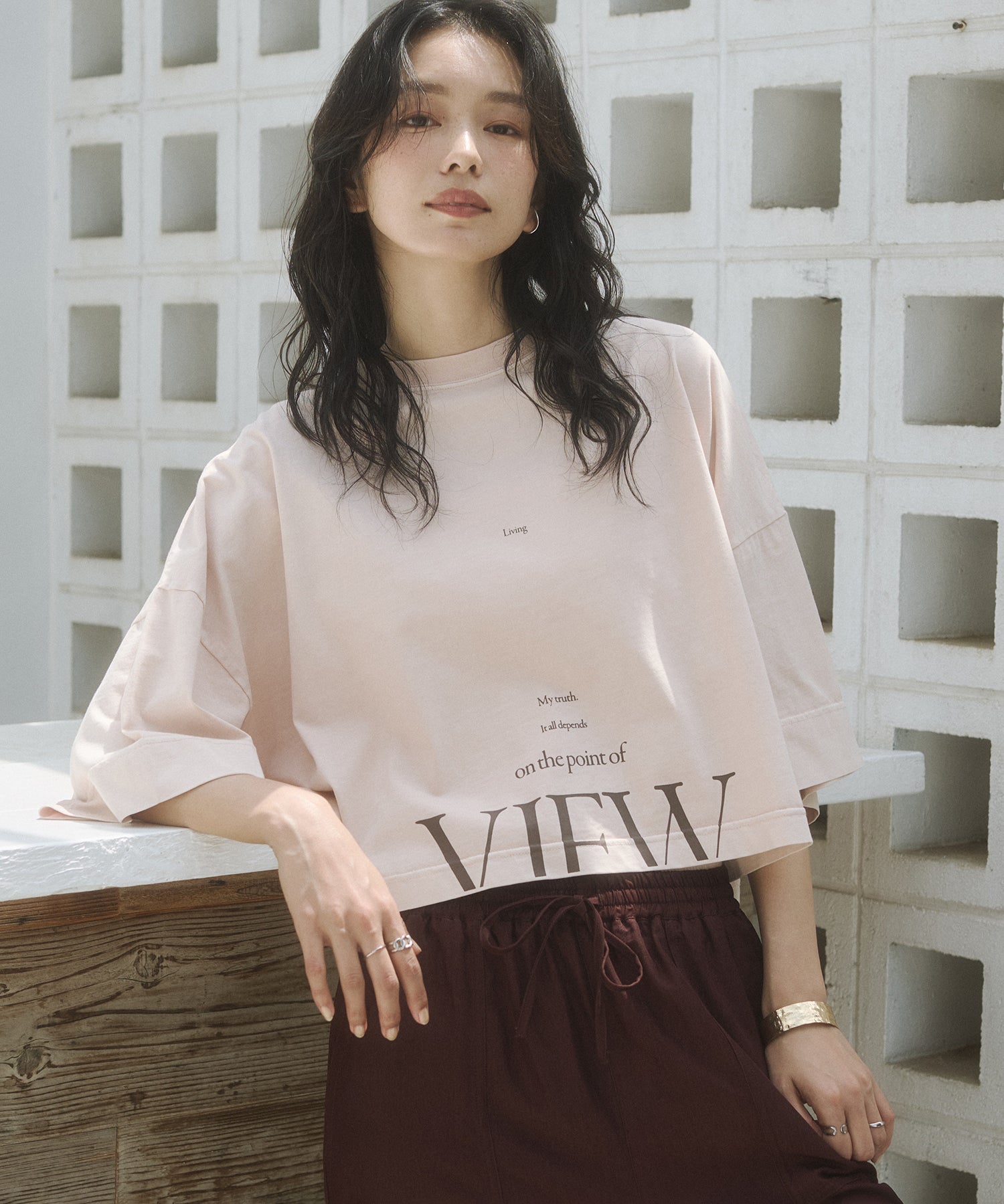 [PRE-ORDER]WIDE-FIT SHORT-SLEEVED LOGO T-SHIRT