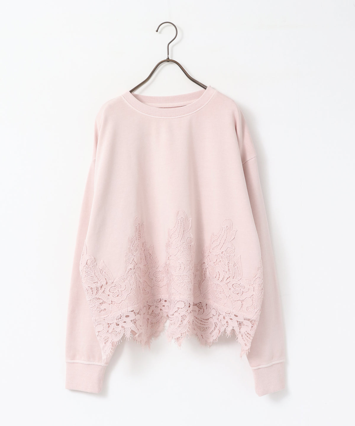FLEECE-LINED LACE-DOCKED TOPS