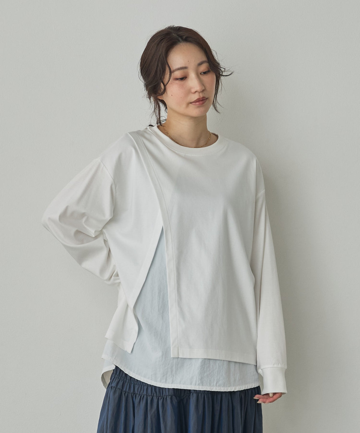 BONDED TRENCH COATSHIRT-STYLE LAYERED TOPS