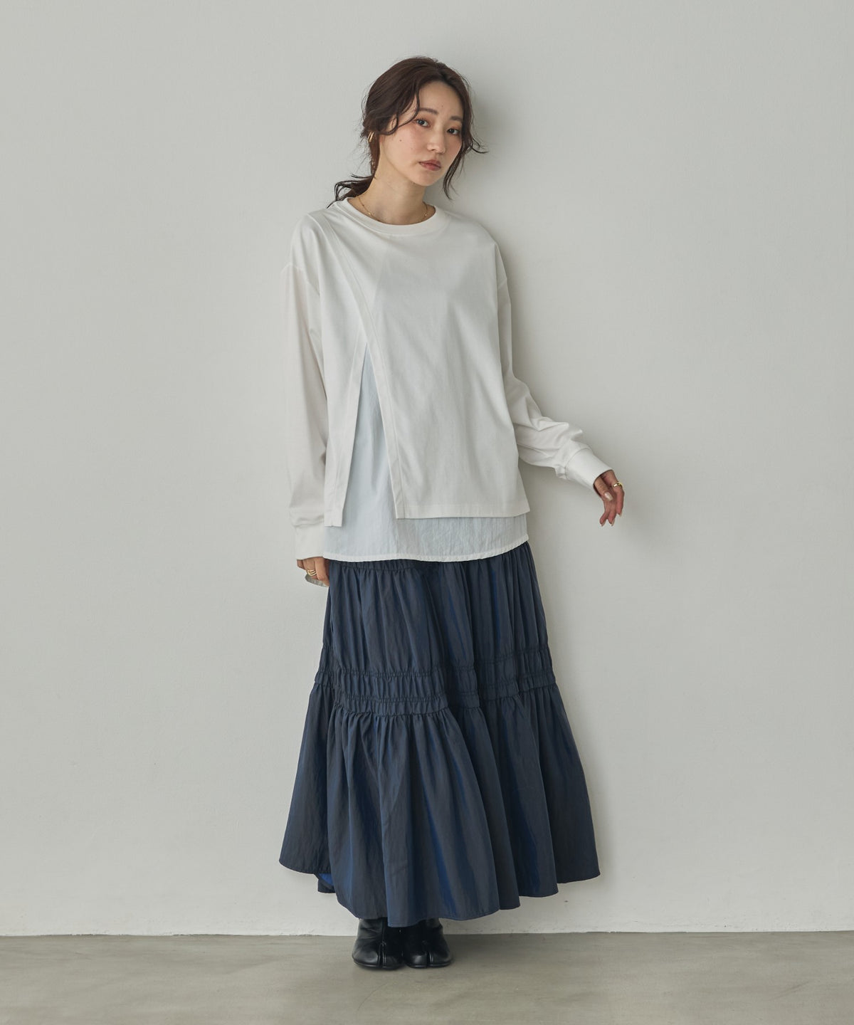 BONDED TRENCH COATSHIRT-STYLE LAYERED TOPS