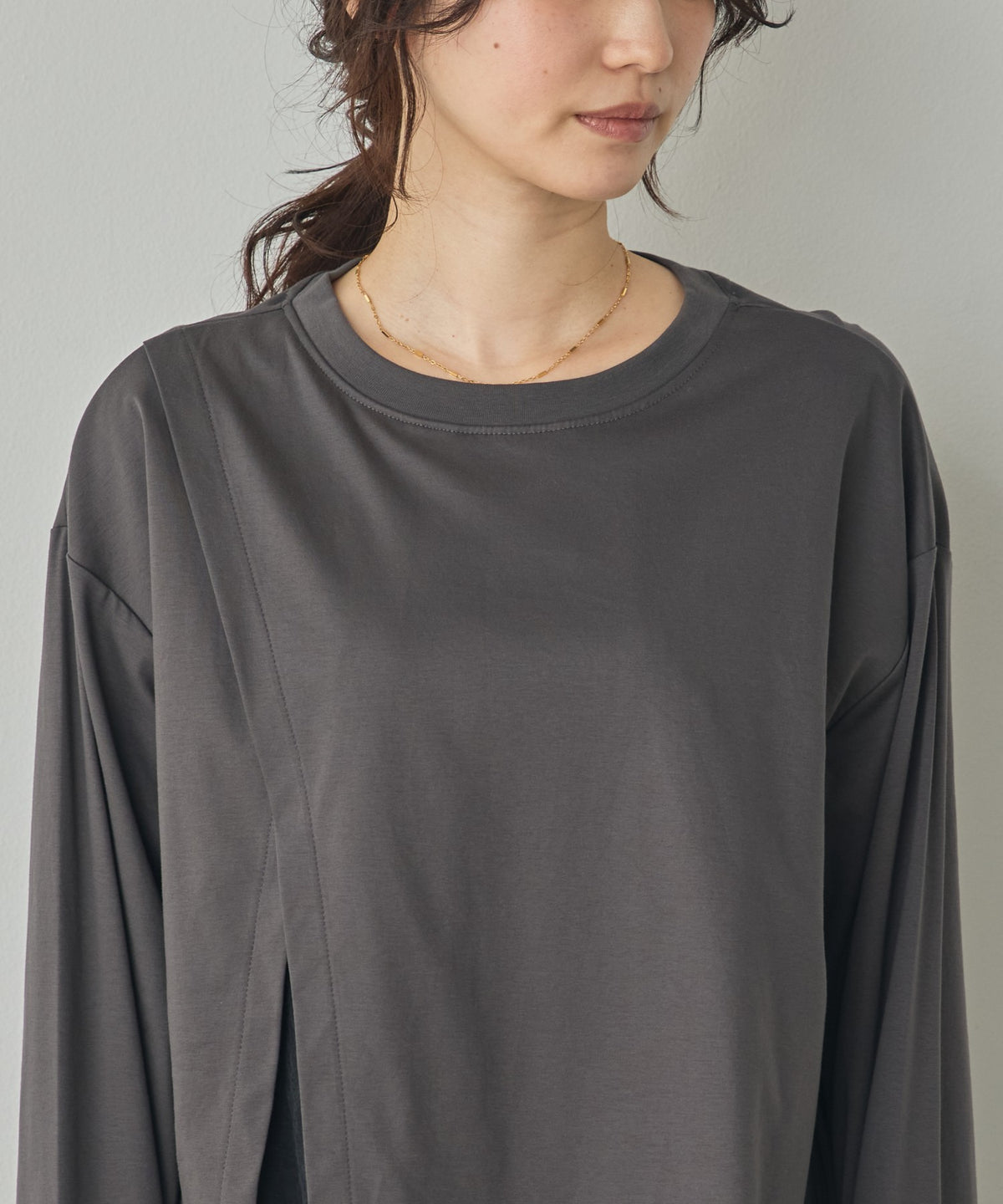 BONDED TRENCH COATSHIRT-STYLE LAYERED TOPS