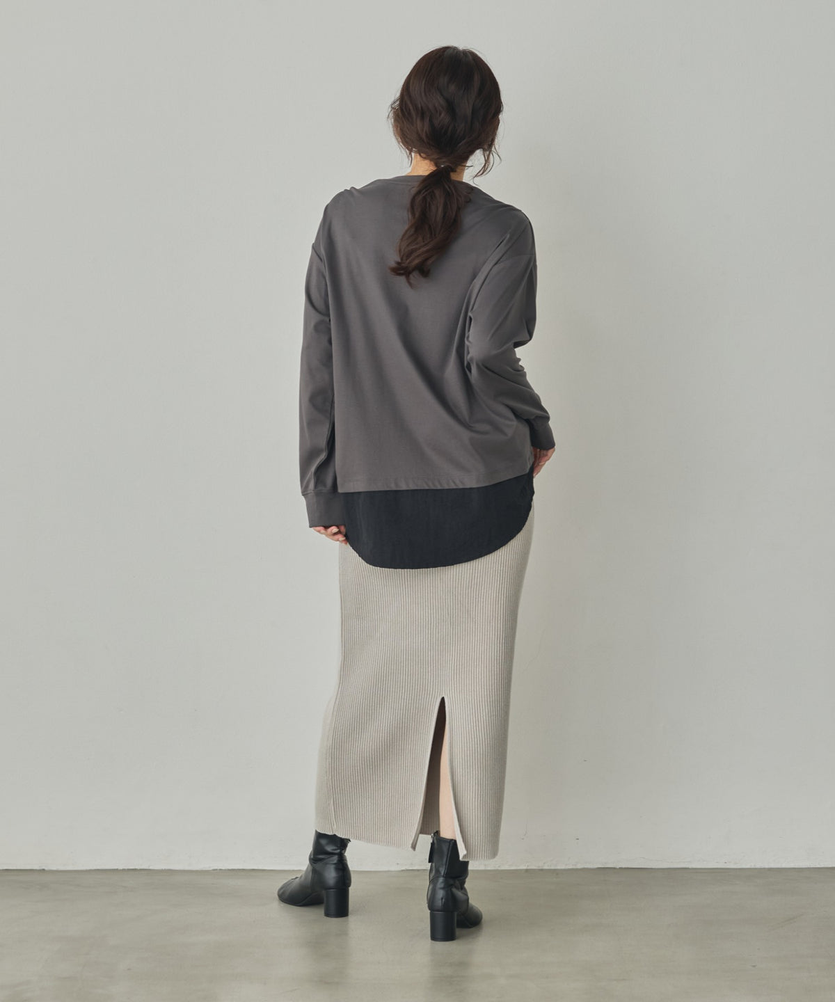 BONDED TRENCH COATSHIRT-STYLE LAYERED TOPS