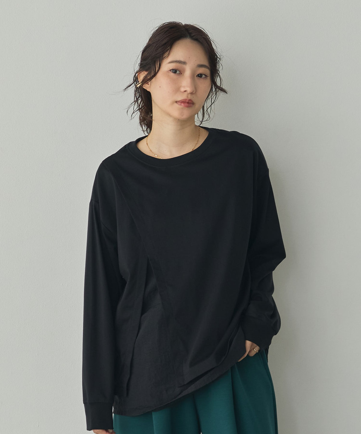BONDED TRENCH COATSHIRT-STYLE LAYERED TOPS
