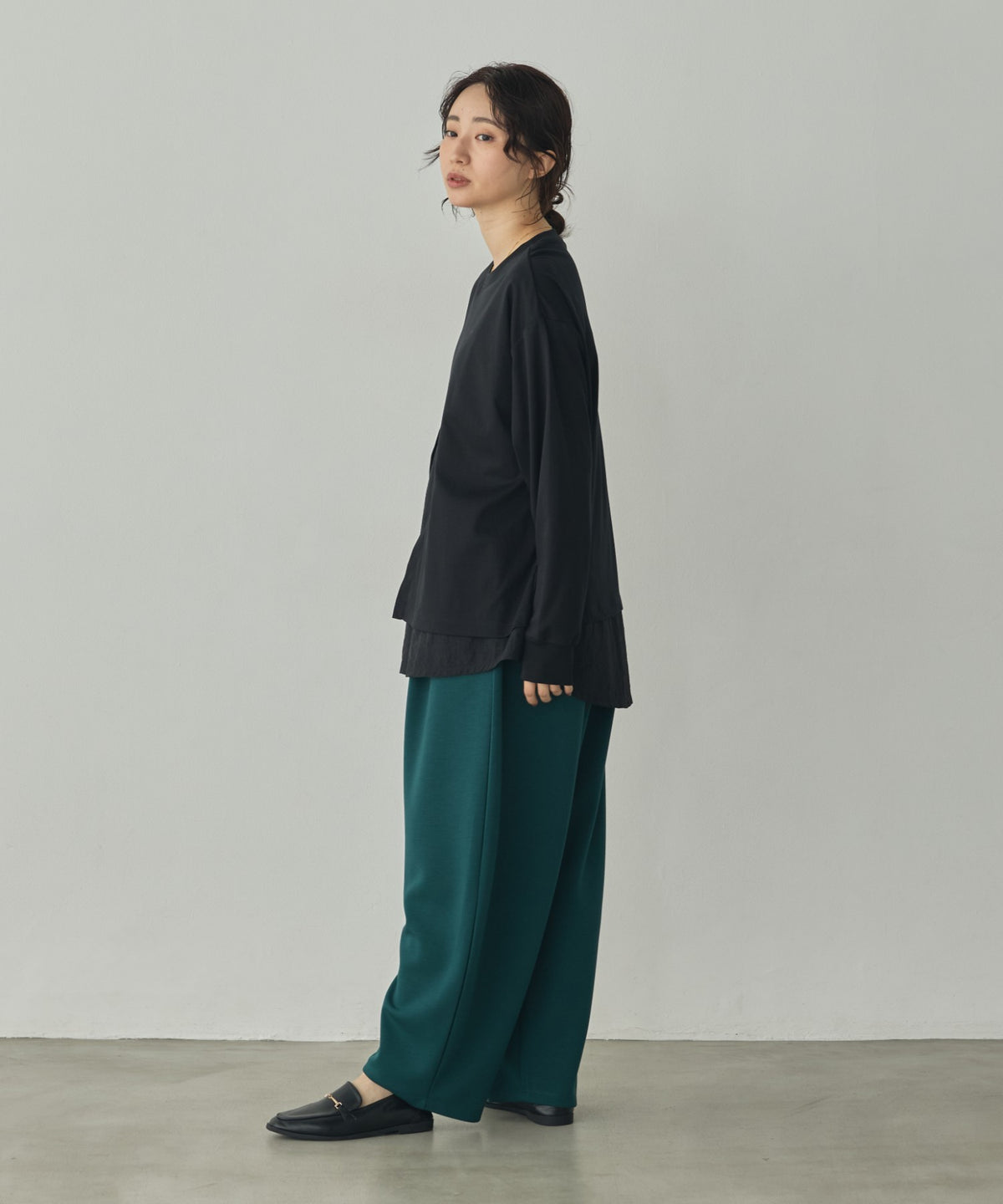 BONDED TRENCH COATSHIRT-STYLE LAYERED TOPS