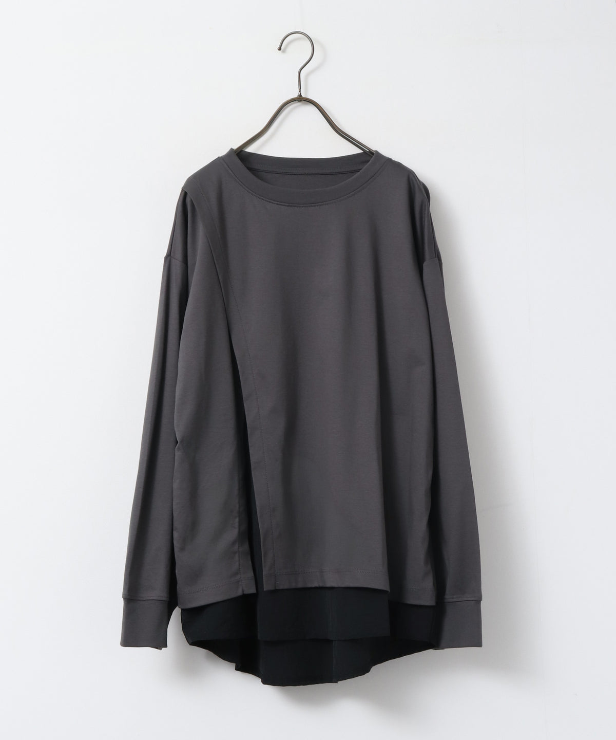 BONDED TRENCH COATSHIRT-STYLE LAYERED TOPS