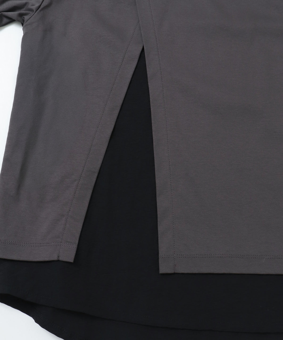 BONDED TRENCH COATSHIRT-STYLE LAYERED TOPS
