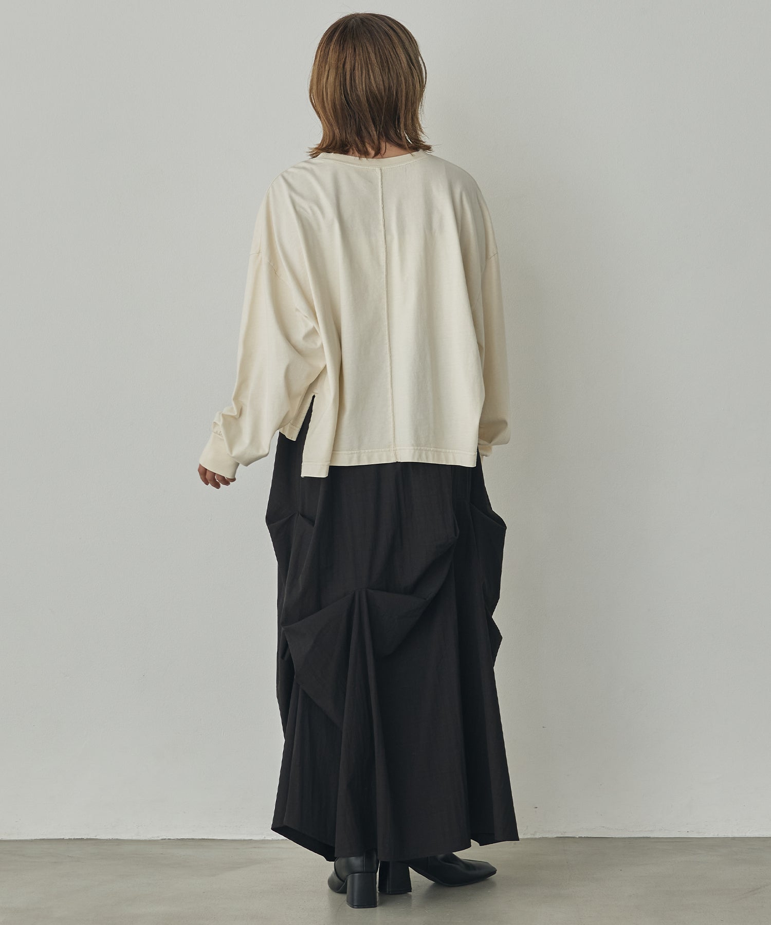 [PRE-ORDER]PIGMENT-DYED LOGO LONG T-SHIRT