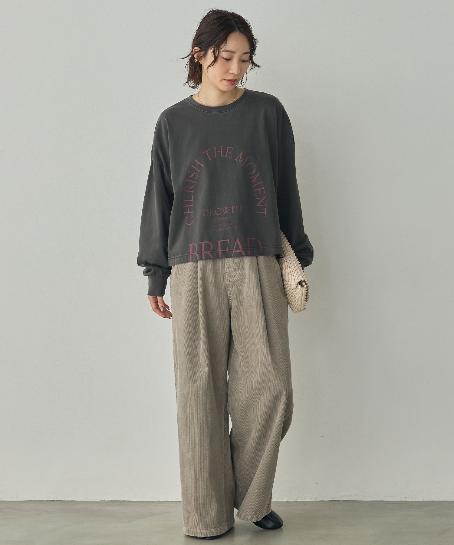 [PRE-ORDER]PIGMENT-DYED LOGO LONG T-SHIRT