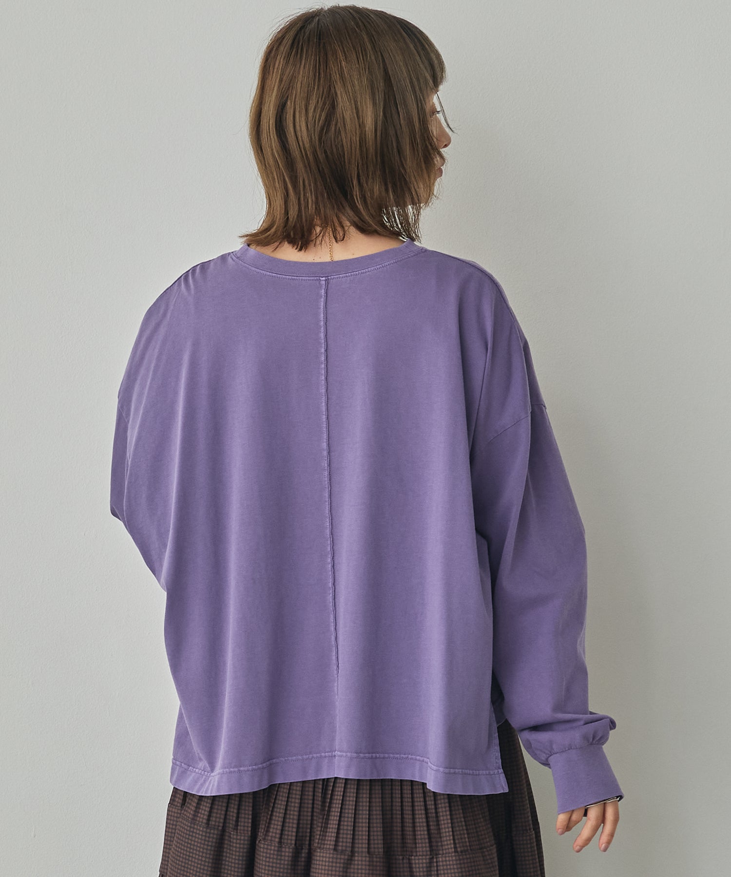 [PRE-ORDER]PIGMENT-DYED LOGO LONG T-SHIRT