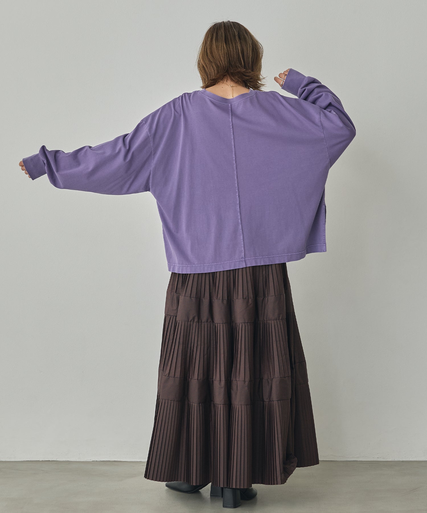 [PRE-ORDER]PIGMENT-DYED LOGO LONG T-SHIRT