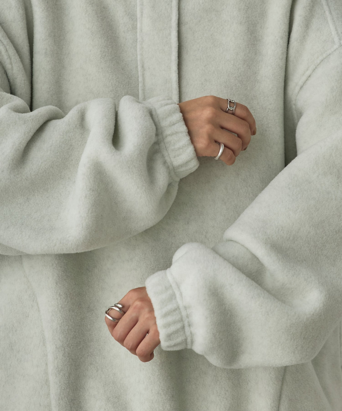 BOUCLÉ-CUT ANORAK TOPS
