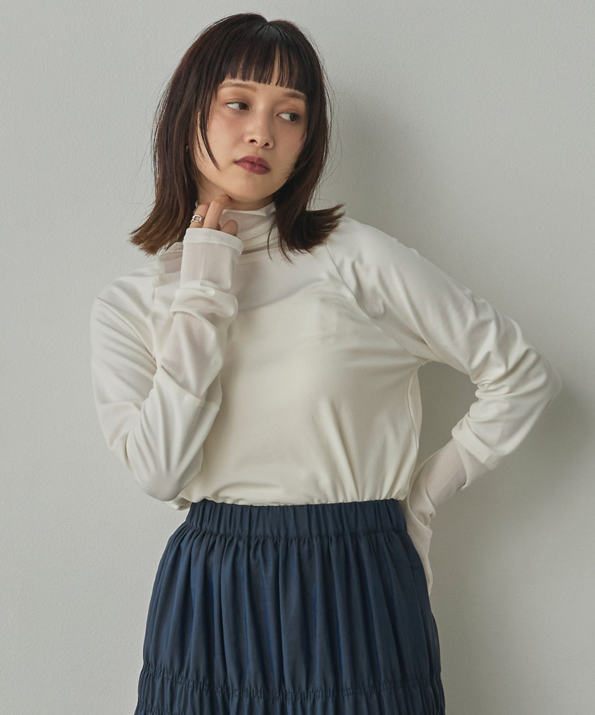 SOFT AND STRETCHY CUT-AND-SEW POWER-NET TOPS
