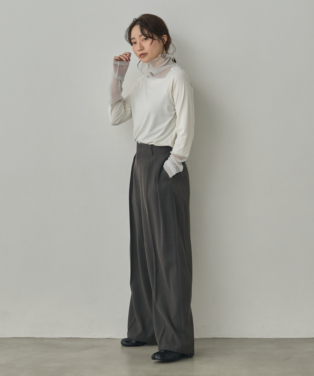 SOFT AND STRETCHY CUT-AND-SEW POWER-NET TOPS