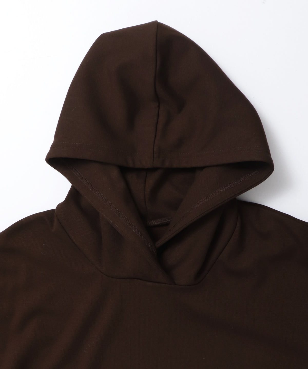 BRUSHED-LINING, SIDE-SLIT, FLOWY HOODIE