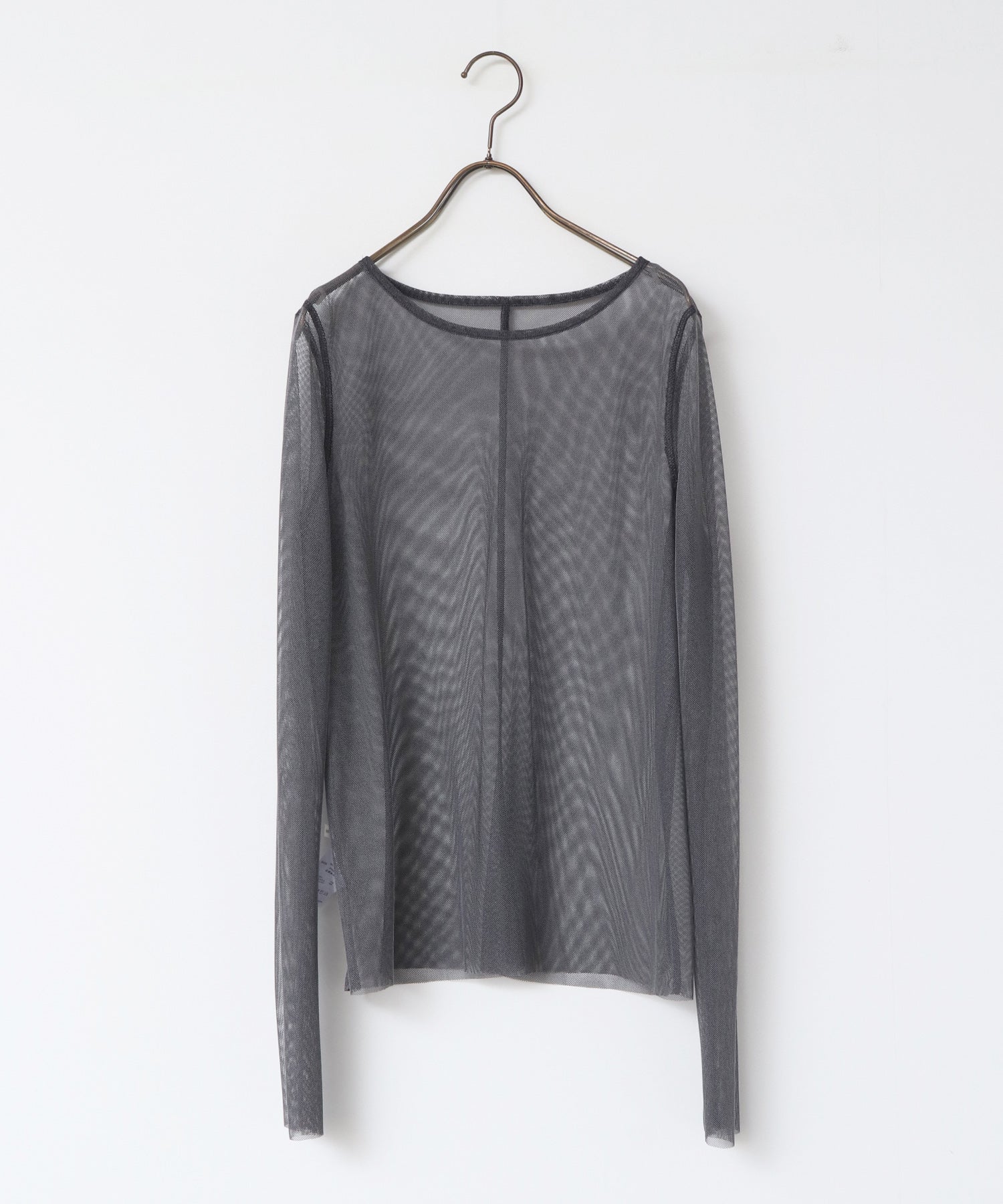 HYSTERICS ヒスガール パワーネット メッシュ シアー トップス She's Closet tシャツ ニュアンス柄長袖メッシュパワーネット