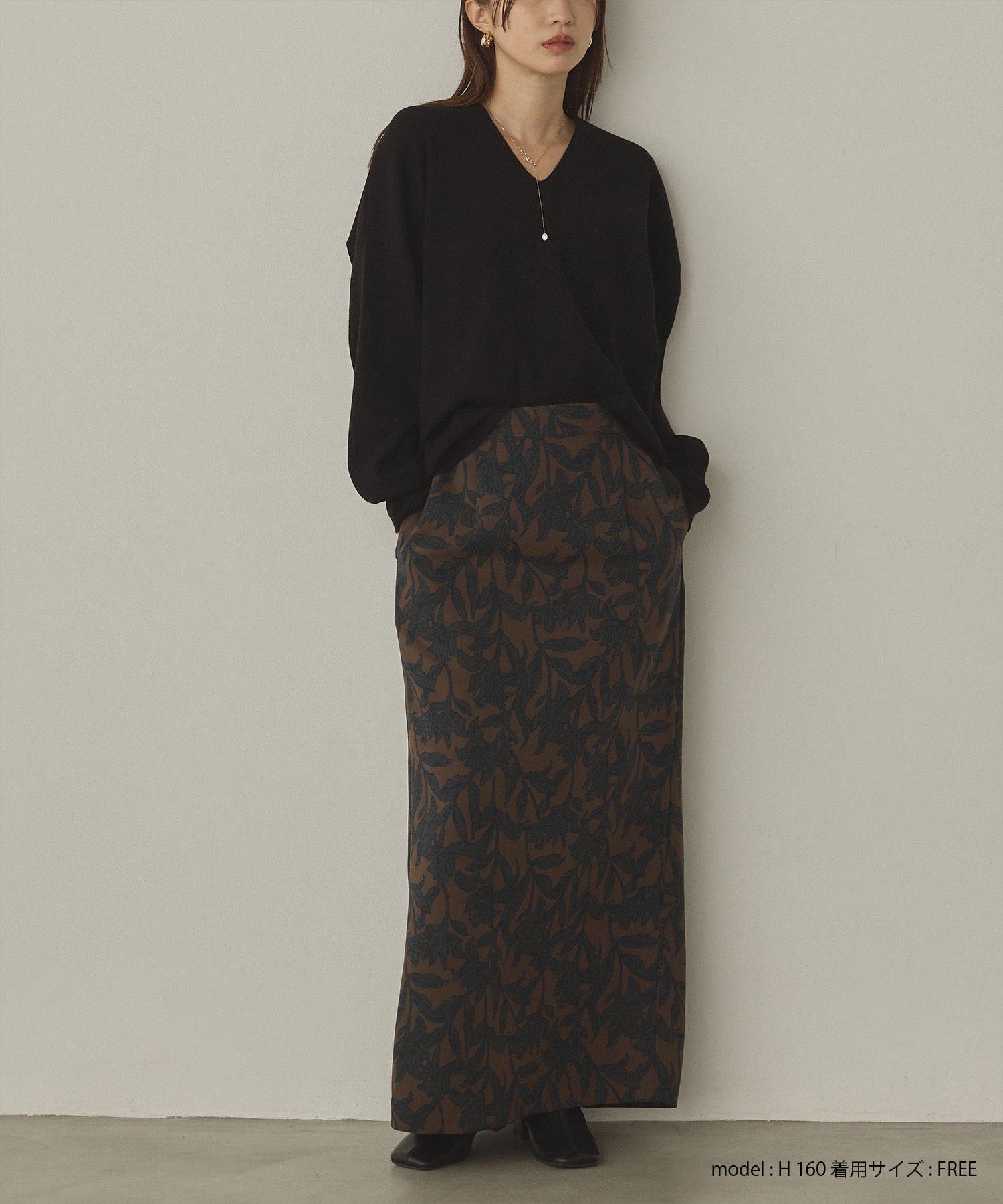 静電気防止】やわもちヤーン ドロップショルダーニット