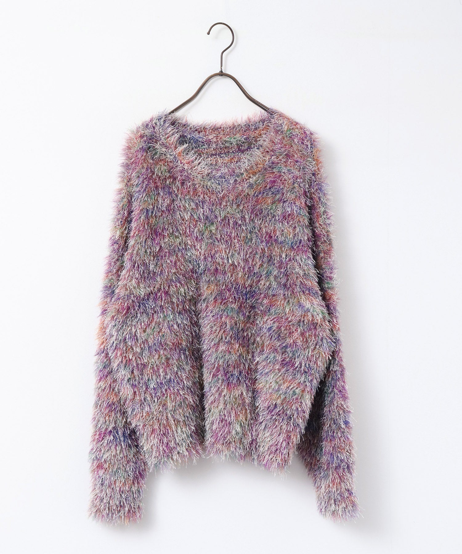 小物 junkie ミックス シャギーニット