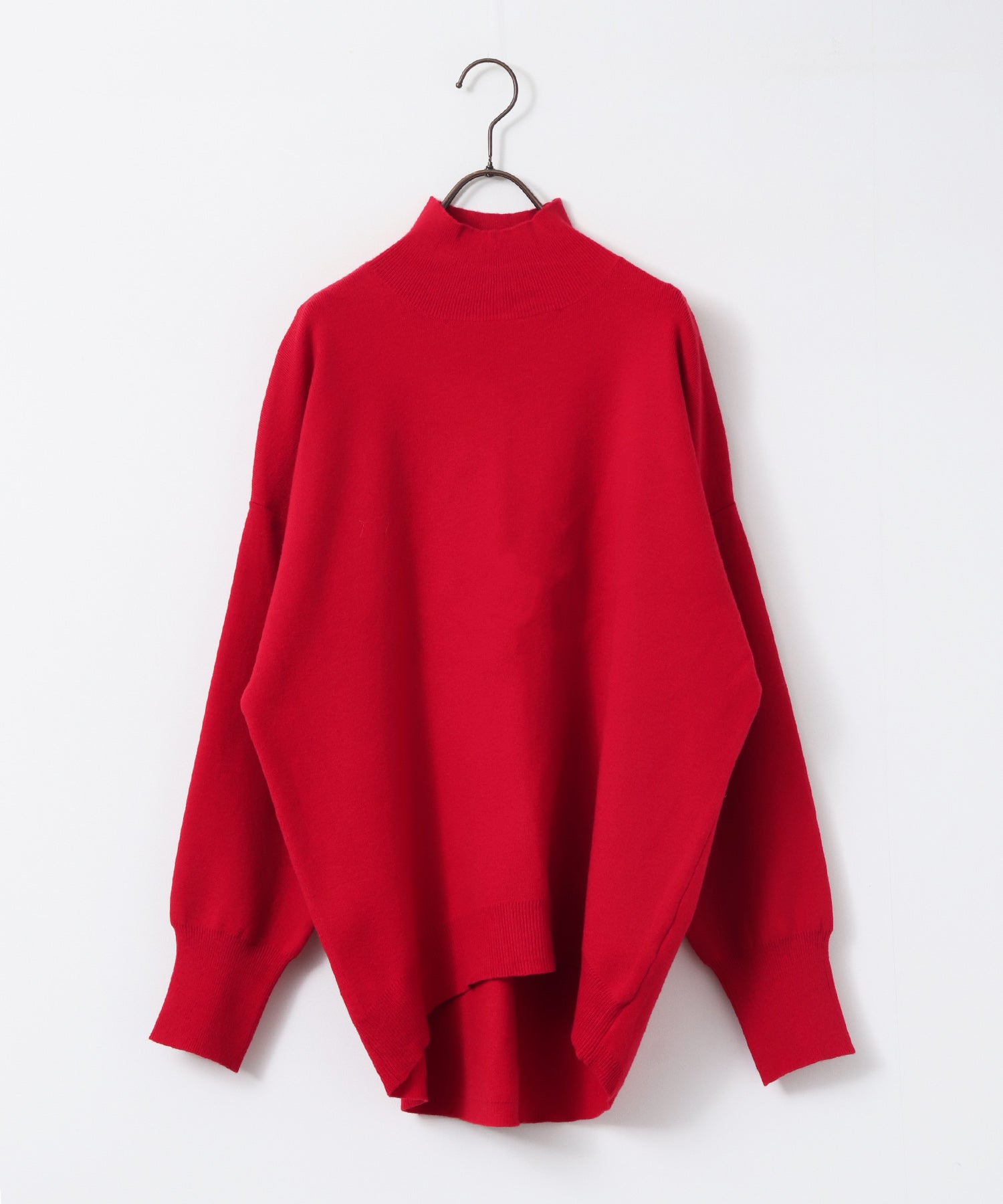 【静電気防止】やわもちヤーン タートルドルマンニット