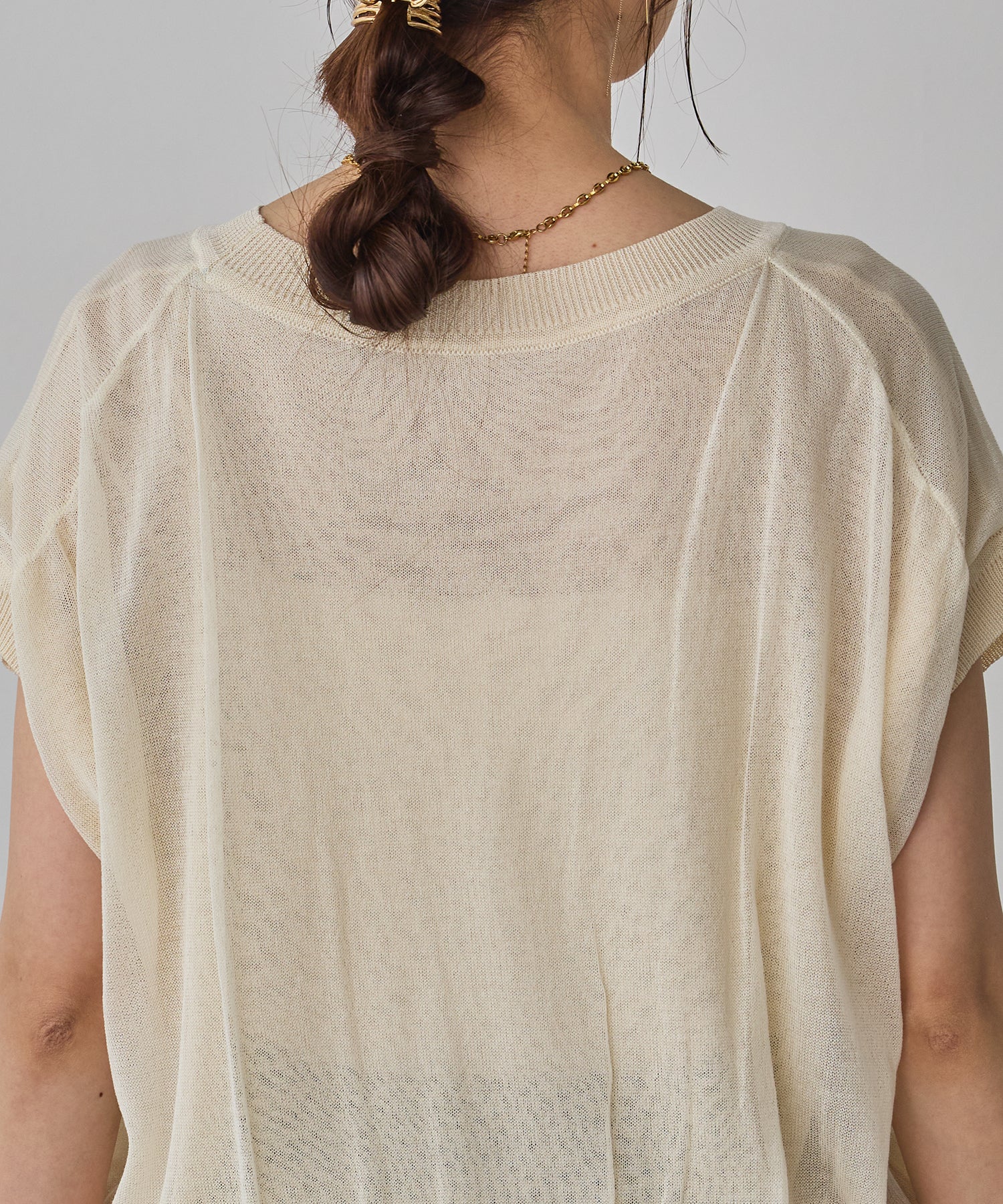 REVERSIBLE COLOR-BLOCK KNIT