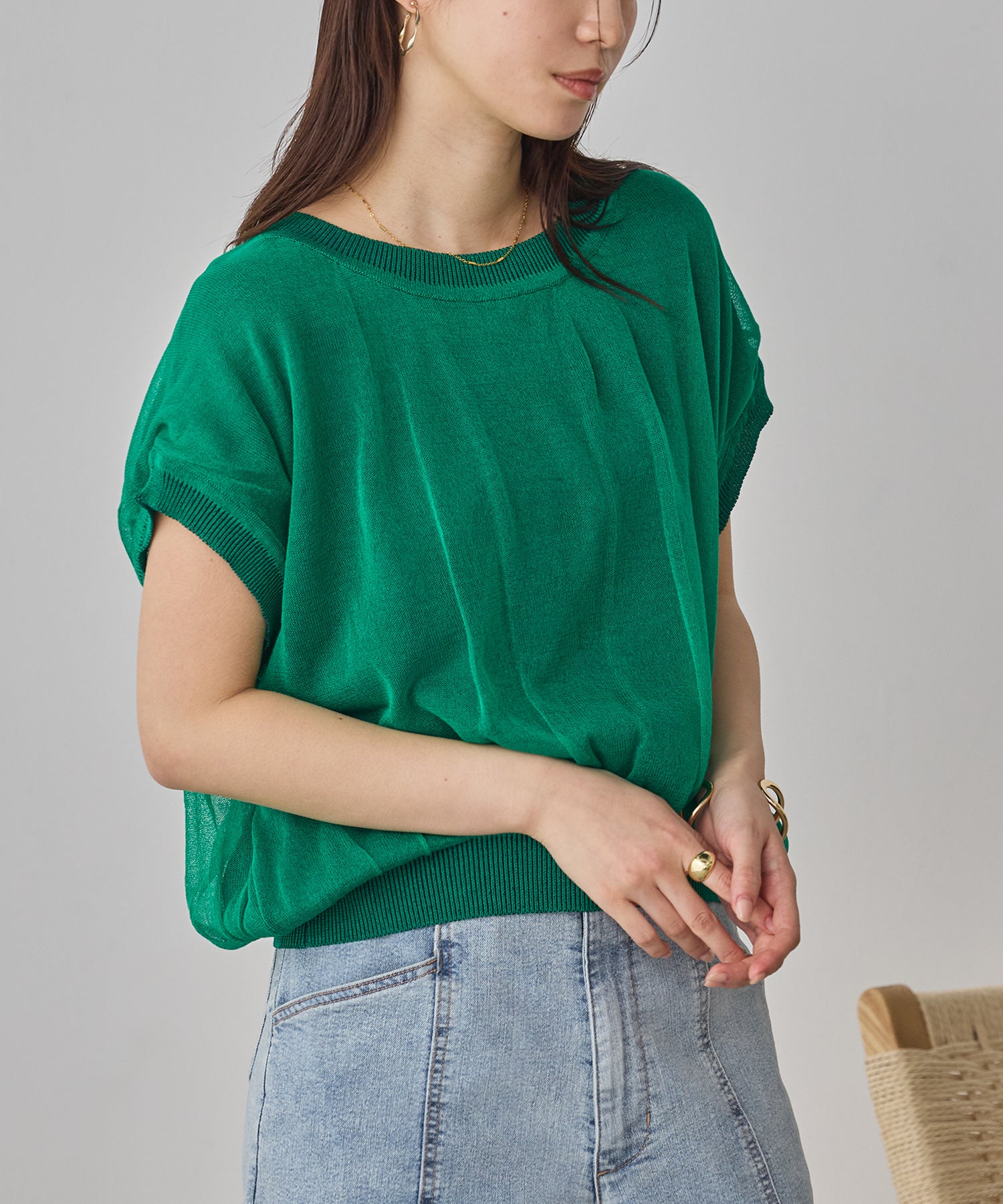 REVERSIBLE COLOR-BLOCK KNIT
