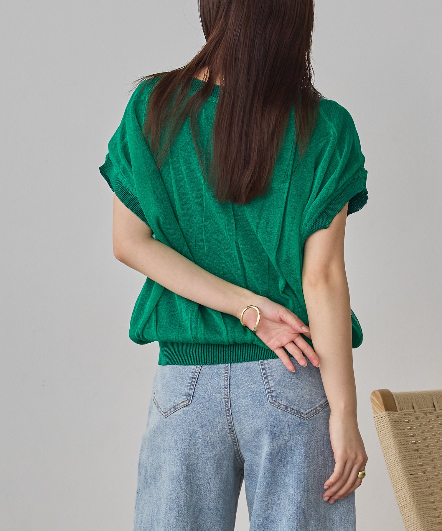 REVERSIBLE COLOR-BLOCK KNIT