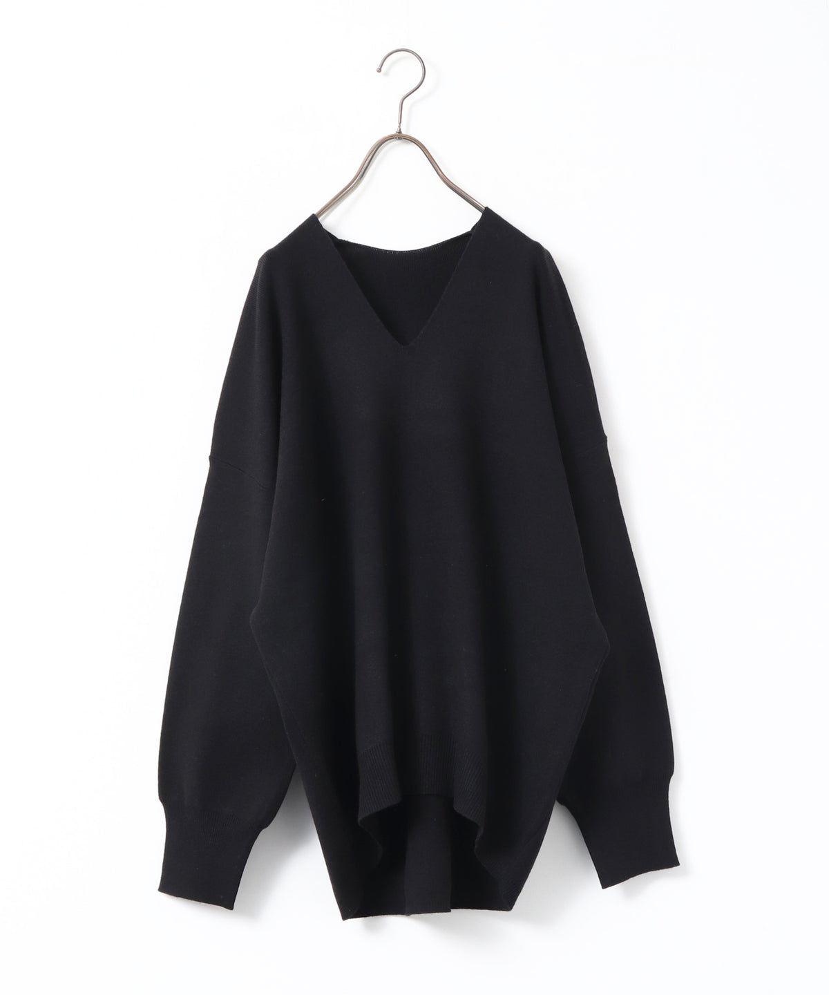 [ANTI-STATIC] YAWAMOCHI YARN DROP-SHOULDER KNIT