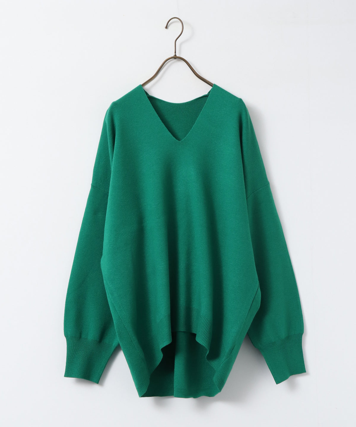 [ANTI-STATIC] YAWAMOCHI YARN DROP-SHOULDER KNIT