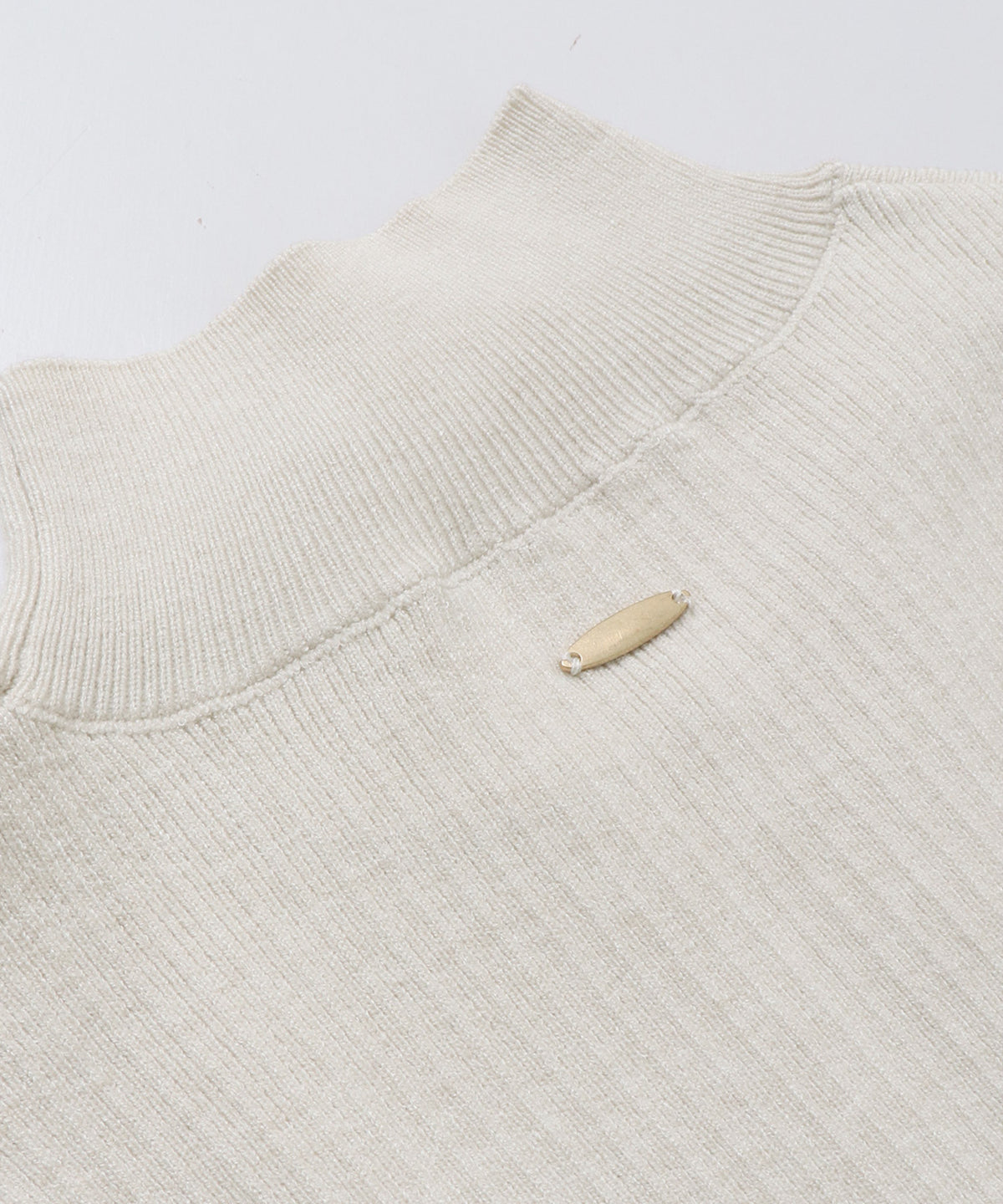[ANTI-STATIC] YAWAMOCHI YARN THUMB-HOLE HIGH-NECK KNIT