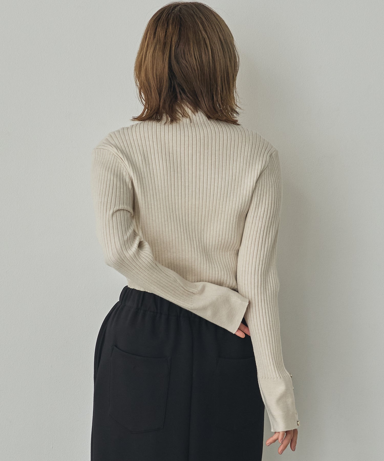 [PRE-ORDER][ANTI-STATIC] YAWAMOCHI YARN TURTLENECK JUMPER