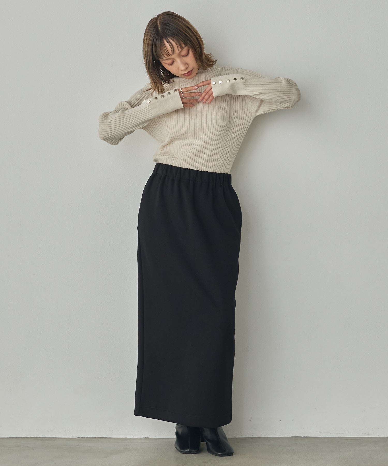 [PRE-ORDER][ANTI-STATIC] YAWAMOCHI YARN TURTLENECK JUMPER