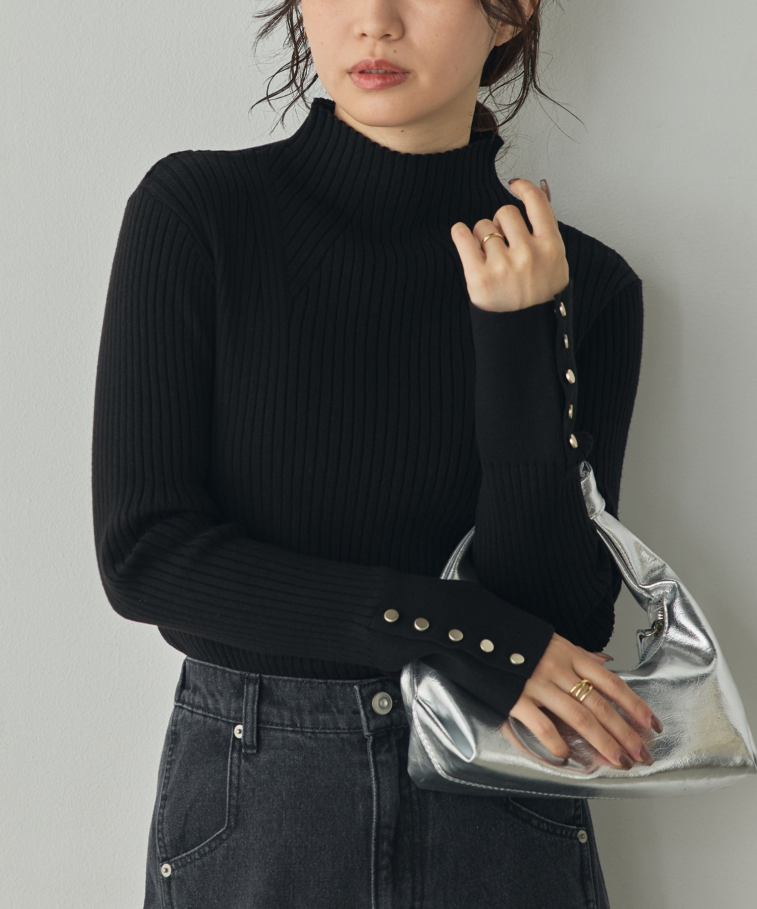[PRE-ORDER][ANTI-STATIC] YAWAMOCHI YARN TURTLENECK JUMPER